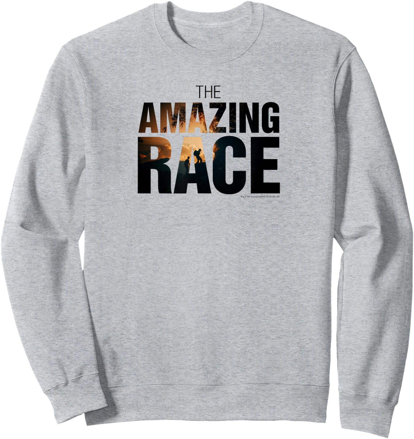 The Amazing Race Color Logo Sweatshirt - Sweatshirt | Ash