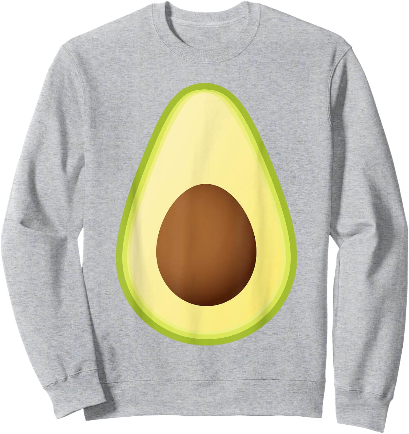 Avocado Costume for Halloween Sweatshirt - Sweatshirt | Ash