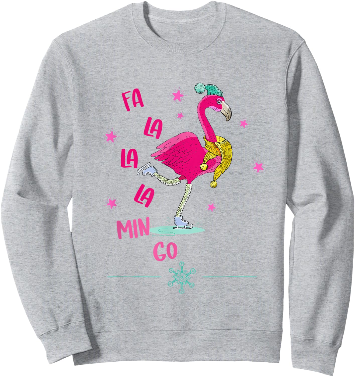 Fa la la mingo shirt Flamingo Sweatshirt - Sweatshirt | Ash
