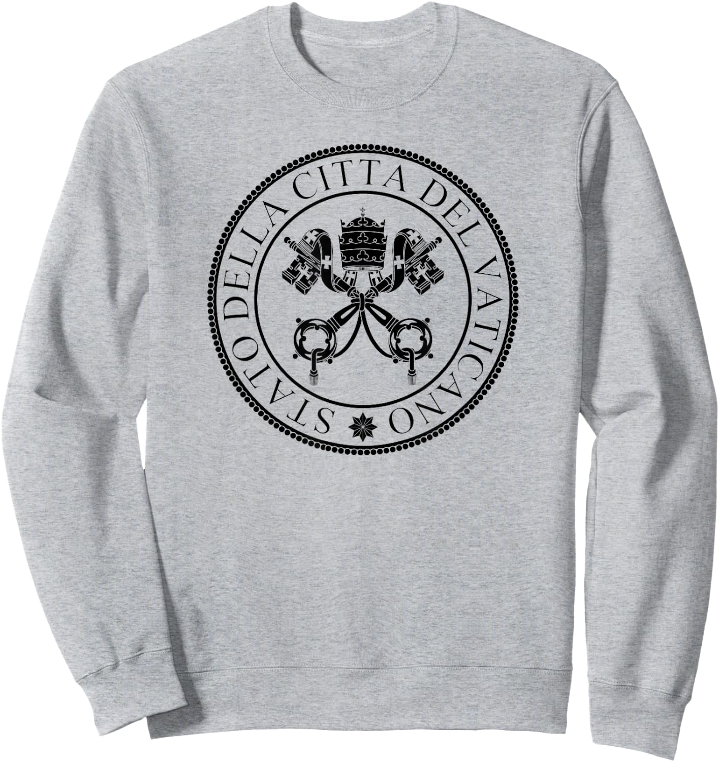 Vatican City State Seal Holy Lake Sweatshirt - Sweatshirt | Ash