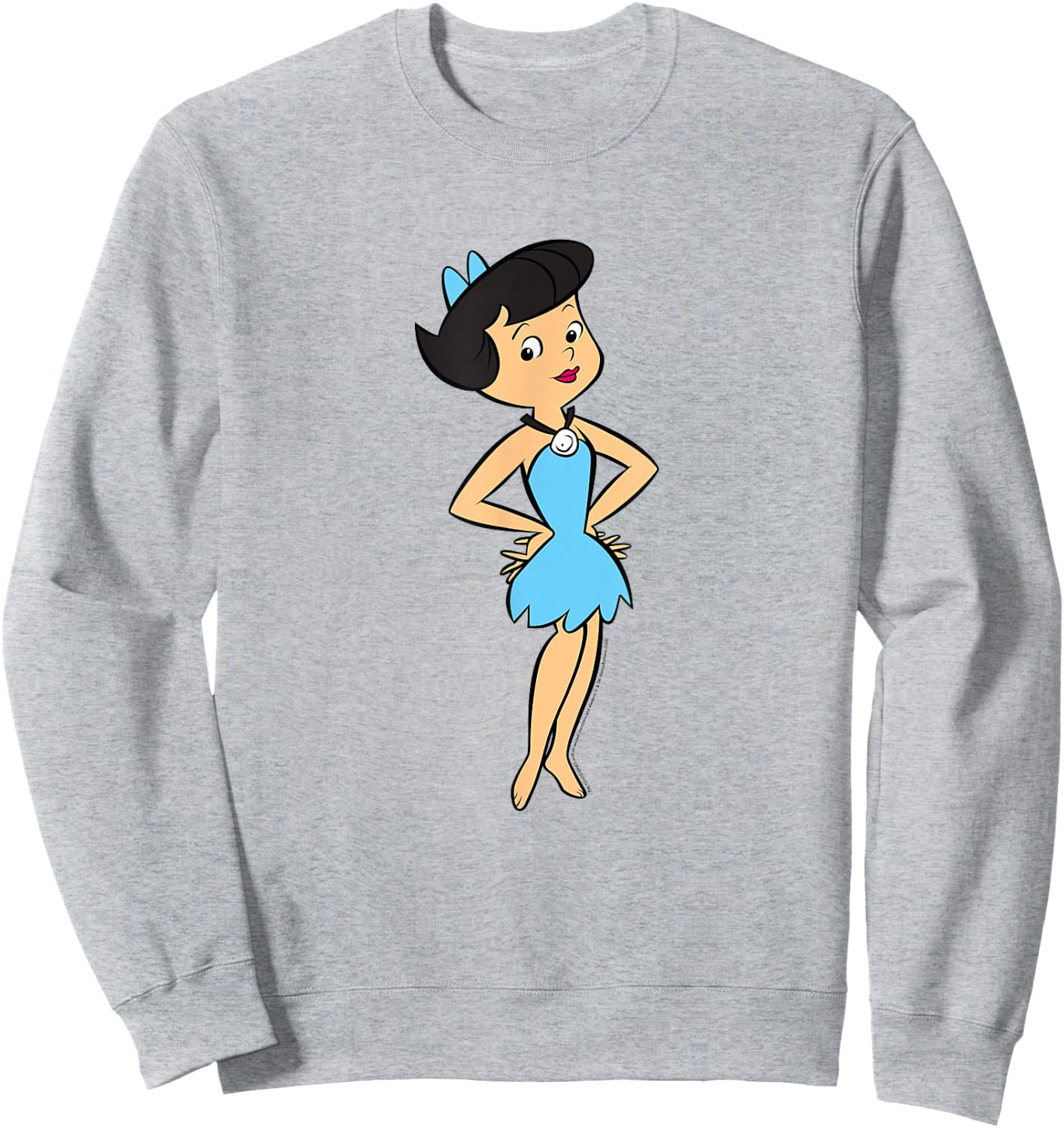 The Flintstones Betty Rubble Big Solo Shot Sweatshirt - Sweatshirt | Ash