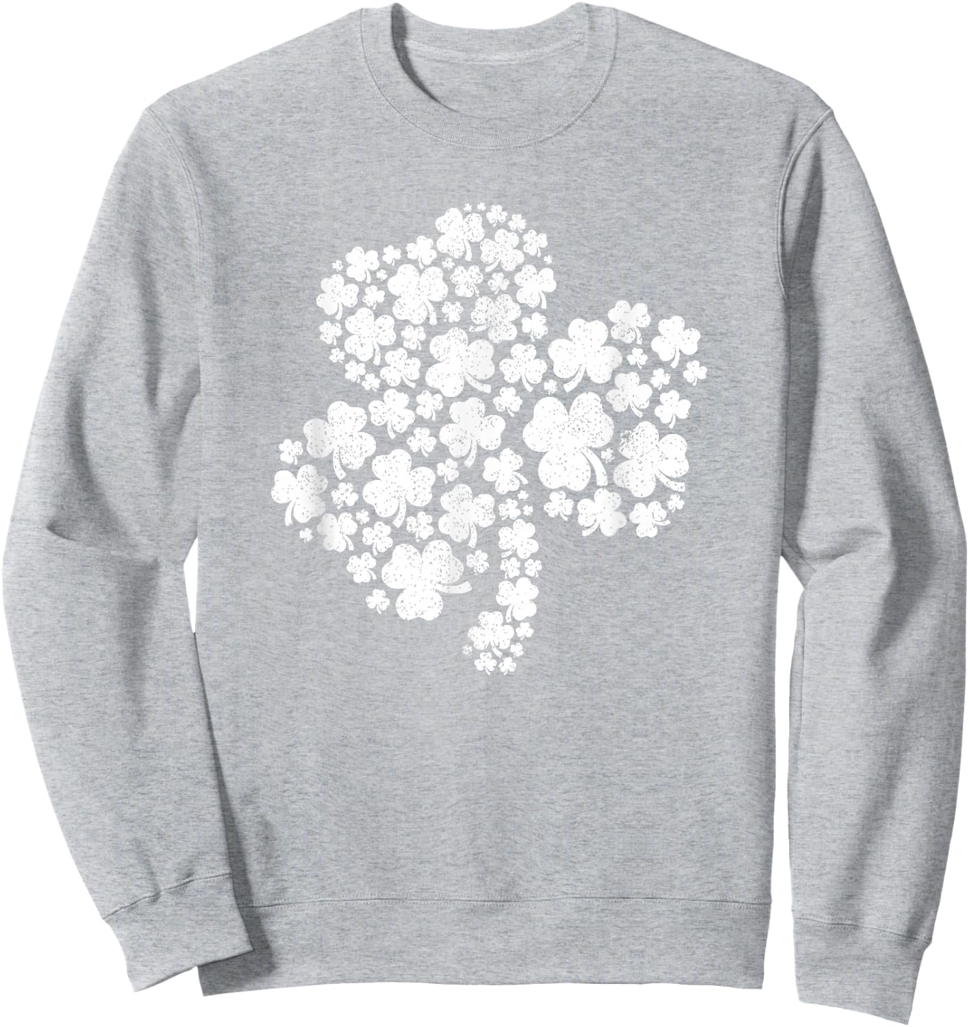 Shamrock of Shamrocks St Patrick's Day Clover Sweatshirt - Sweatshirt | Ash