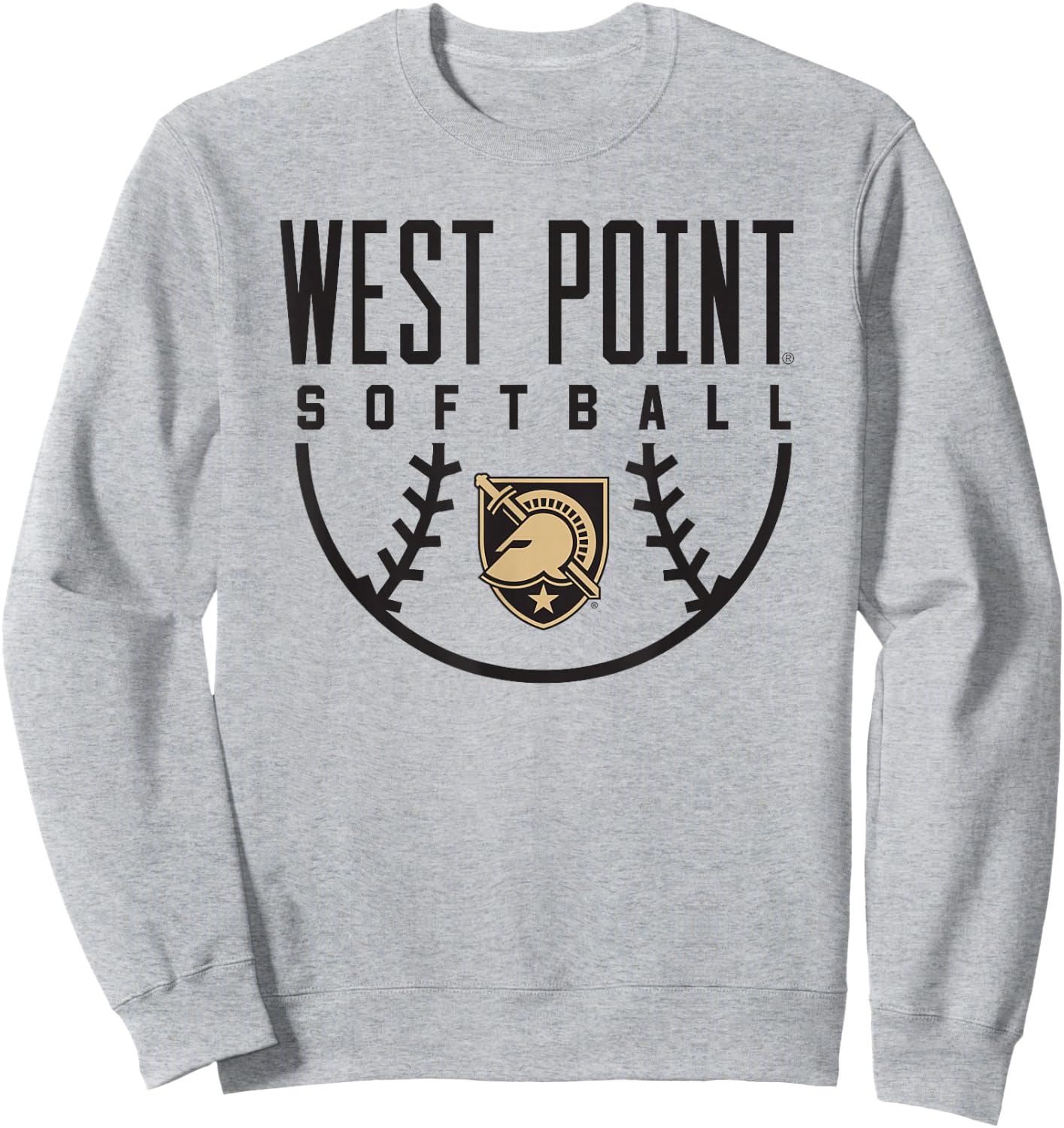 Army West Point Black Knights Softball Arch Sweatshirt - Sweatshirt | Ash