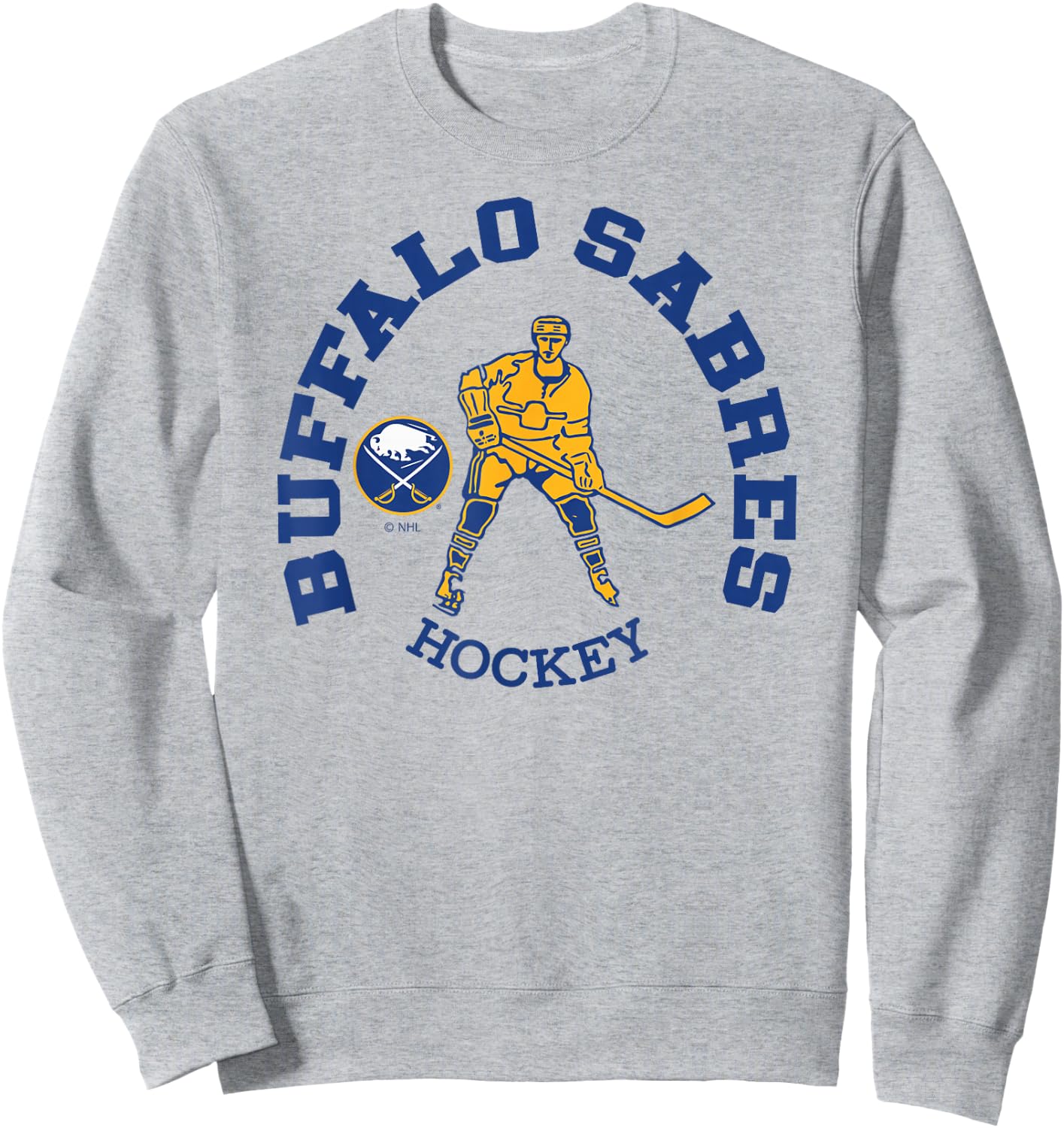 Buffalo Sabres Edge Gray Officially Licensed Sweatshirt - Sweatshirt | Ash