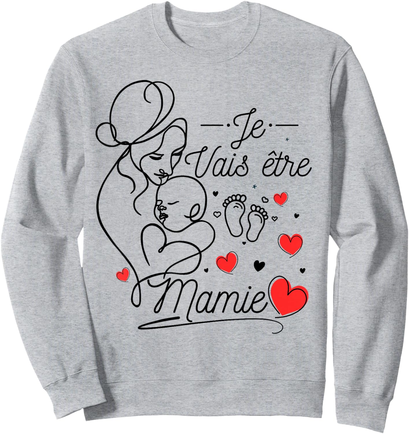 Future Granny 2025 Gift Announcement Pregnancy Grandma , white, S Sweatshirt - Sweatshirt | Ash