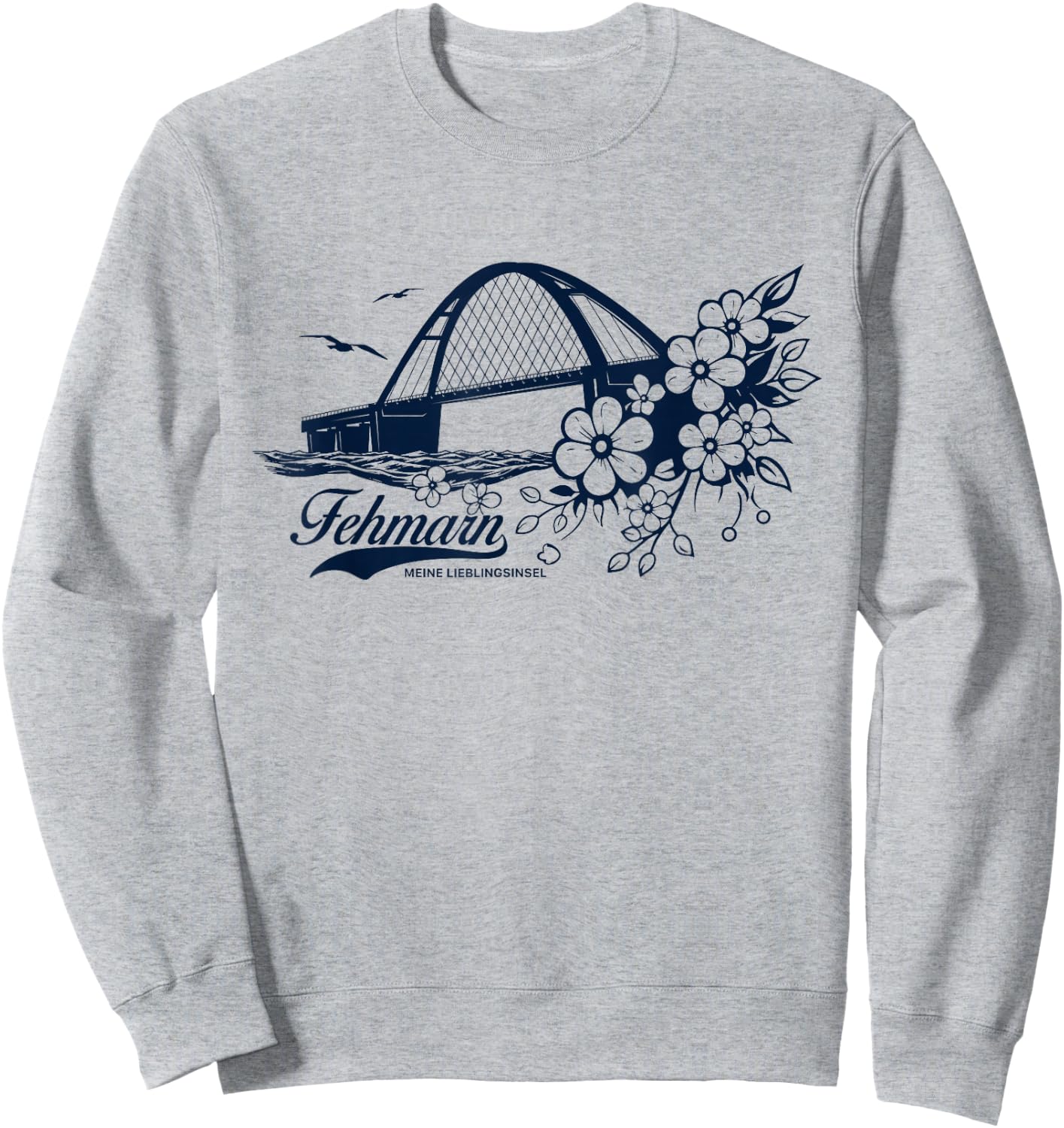 Fehmarn - Meine Lieblingsinsel Sweatshirt - Sweatshirt | Ash