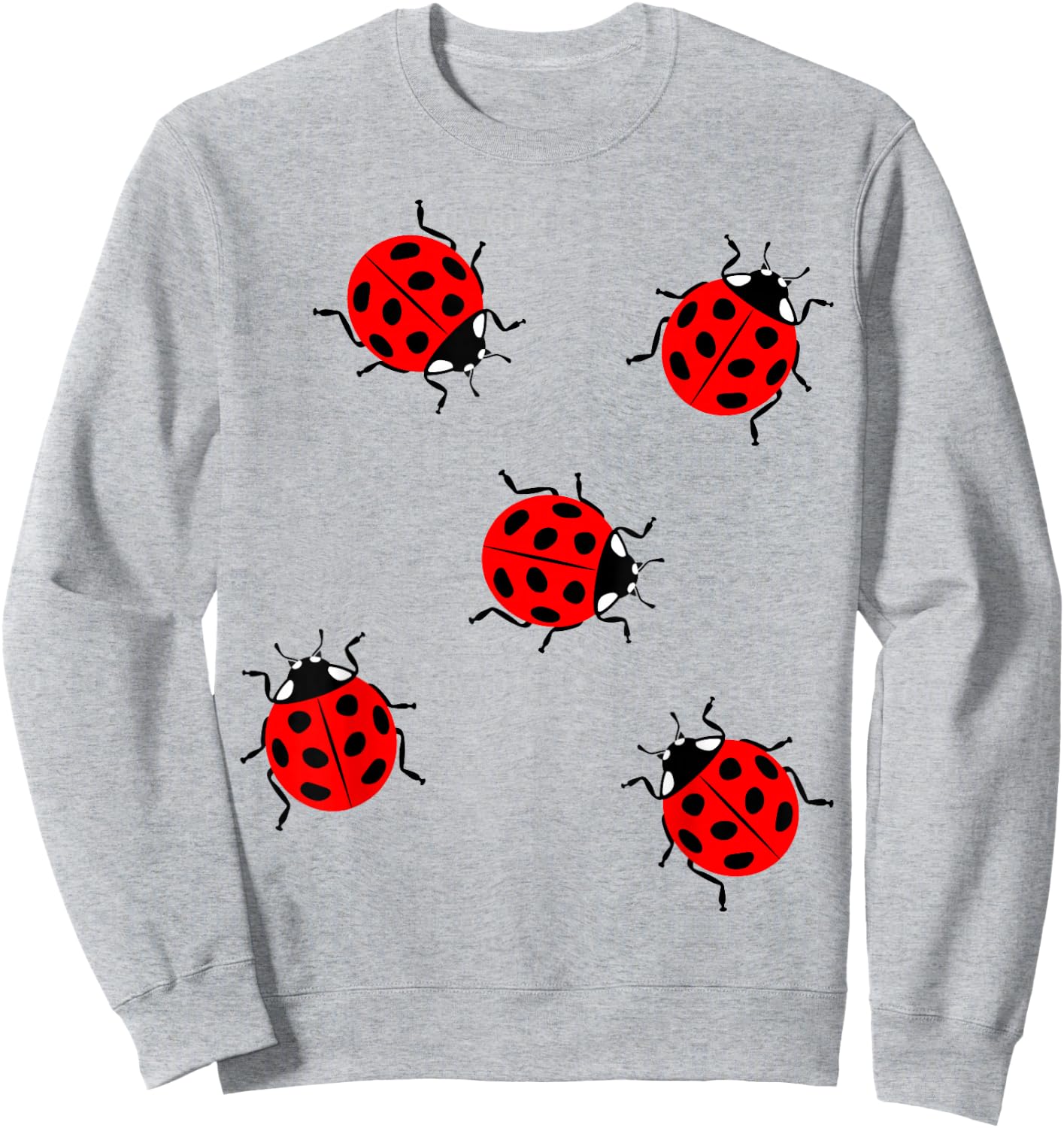 Viele Marienkäfer Süßes Käfer Insekten Sommer Sweatshirt - Sweatshirt | Ash