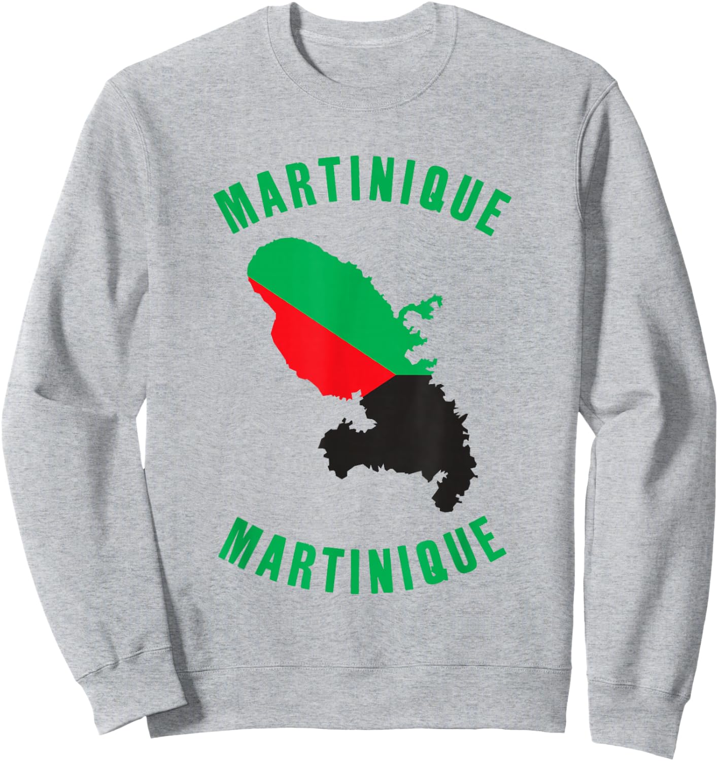Martinique 972 Cadeau Homme Martiniquais Femme Martiniquaise Sweatshirt - Sweatshirt | Ash