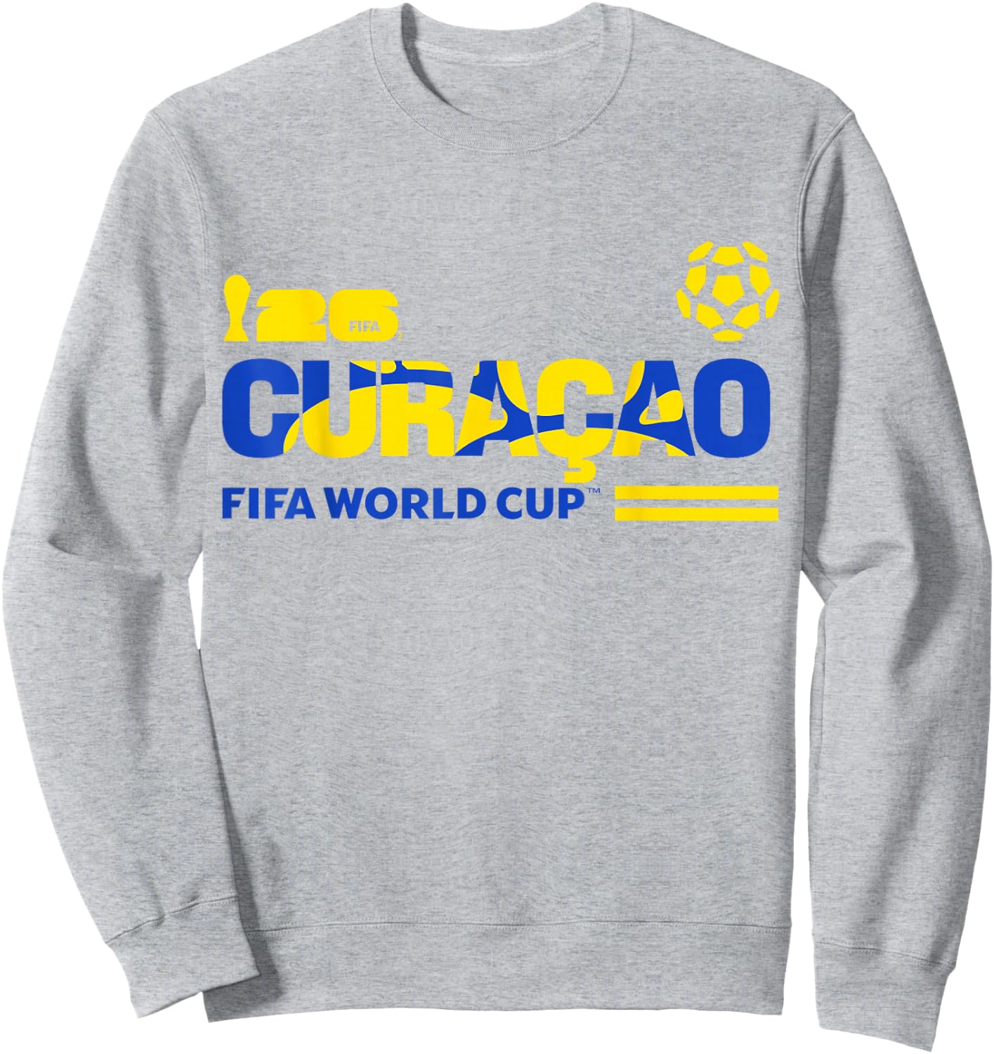 FIFA WM-26-Qualifikation Curacao Sweatshirt - Sweatshirt | Ash
