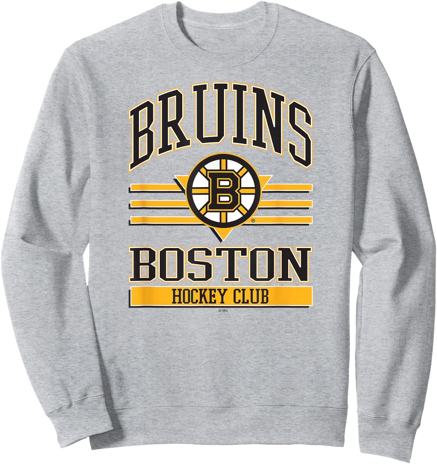 Boston Bruins Hockey Club Gray Officially Licensed Sweatshirt - Sweatshirt | Ash