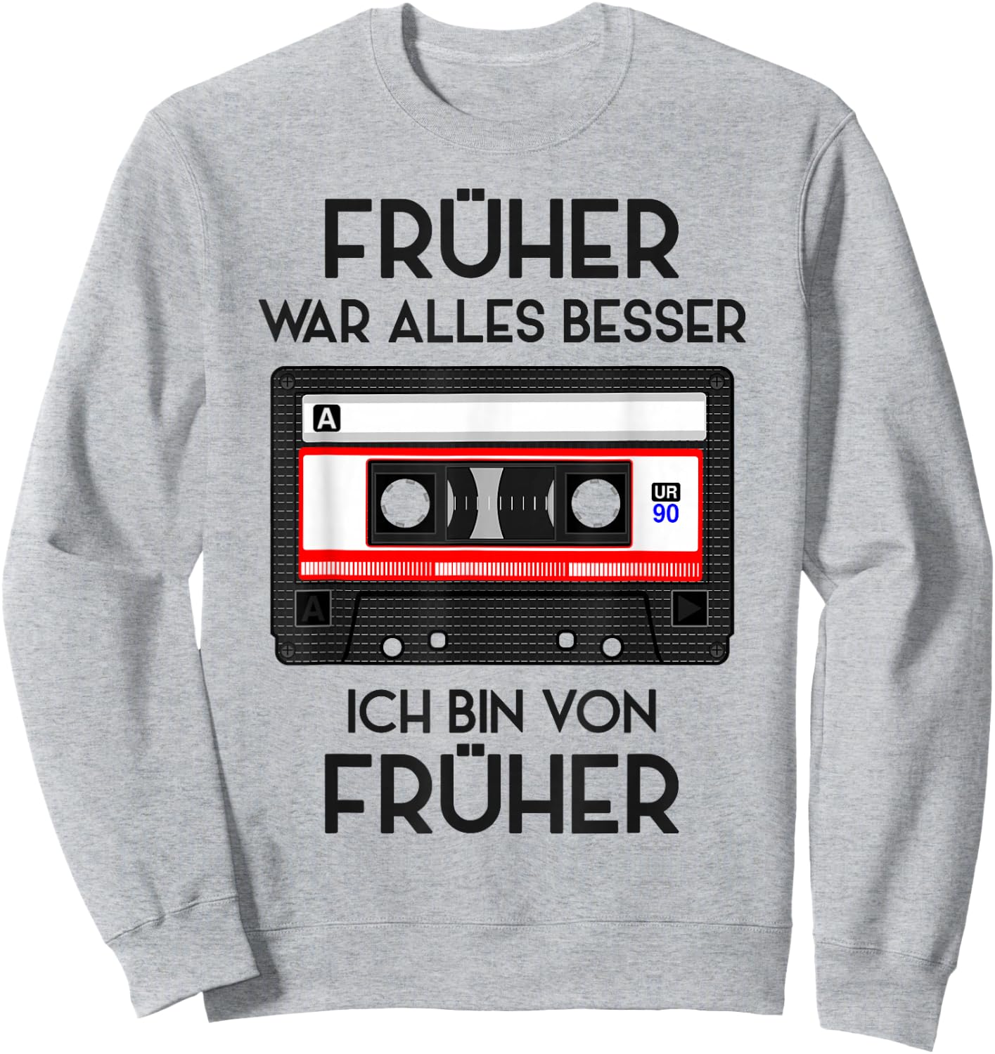 Retro Cassette 80s 90s Party 90s Costume Fancy Dress , White Sweatshirt - Sweatshirt | Ash