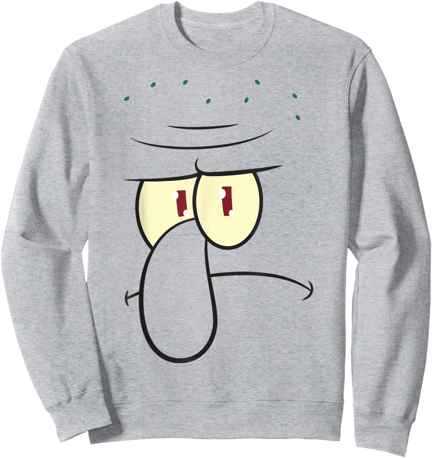 SpongeBob SquarePants Halloween Grumpy Squidward Costume Sweatshirt - Sweatshirt | Ash