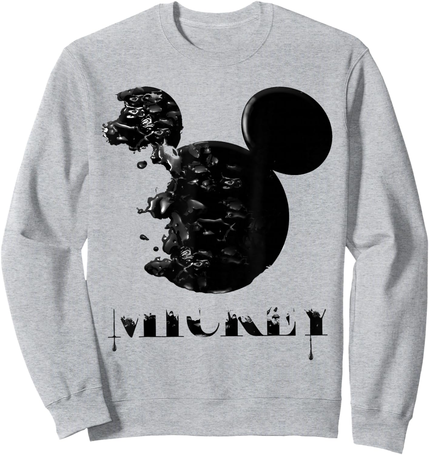 Disney - Mickey Mouse Ink Sweatshirt - Sweatshirt | Ash