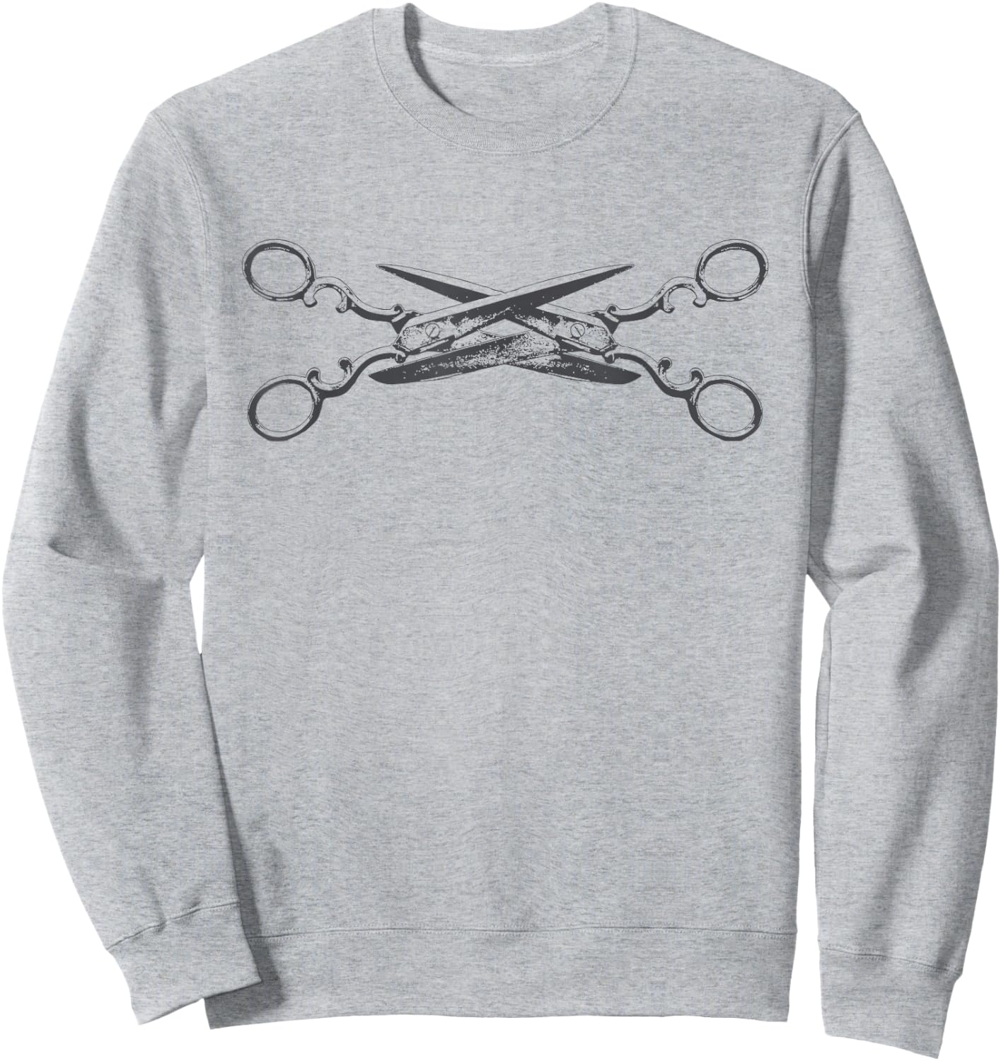 Retro Funny Y2K Scissors Lesbian Equal Rights LGBT Ally Sweatshirt - Sweatshirt | Ash