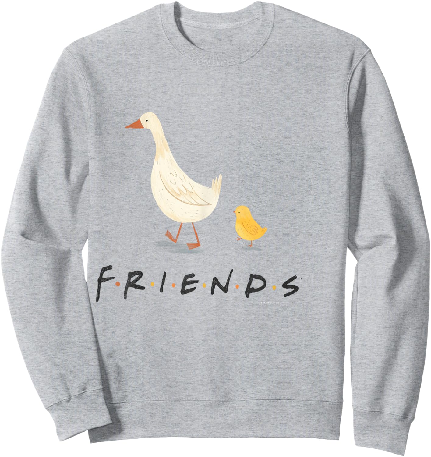 Friends - Friends Goose Chicken Sweatshirt - Sweatshirt | Ash