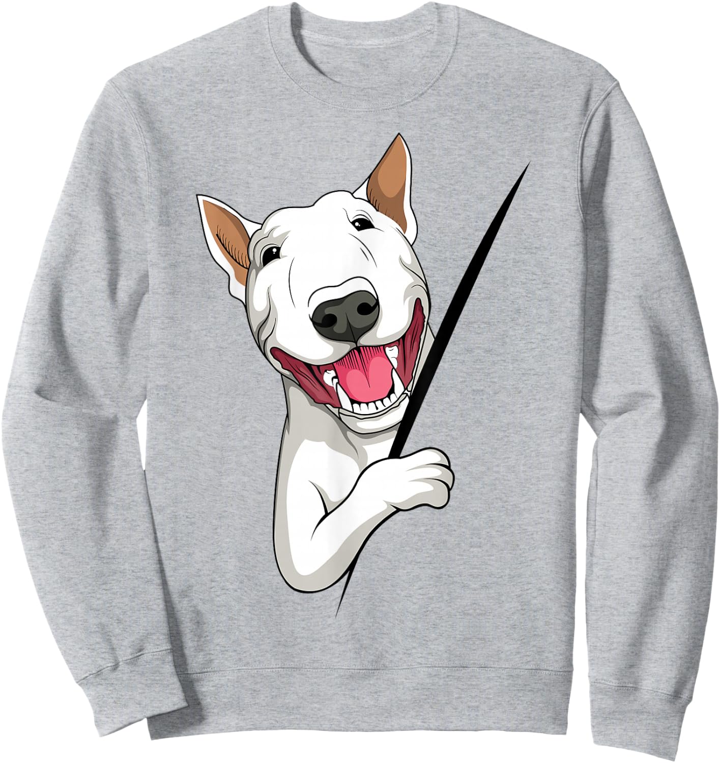 Bull Terrier Dog Bull Terrier Sweatshirt - Sweatshirt | Ash