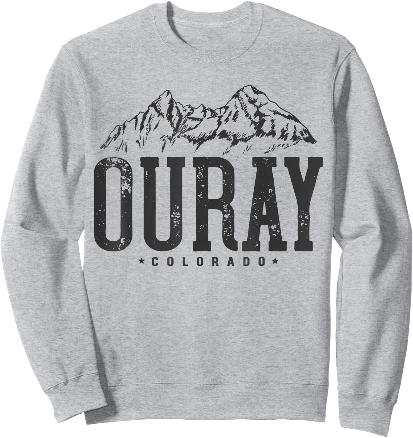 Ouray Mountain I Mountains Ouray Colorado Sweatshirt - Sweatshirt | Ash