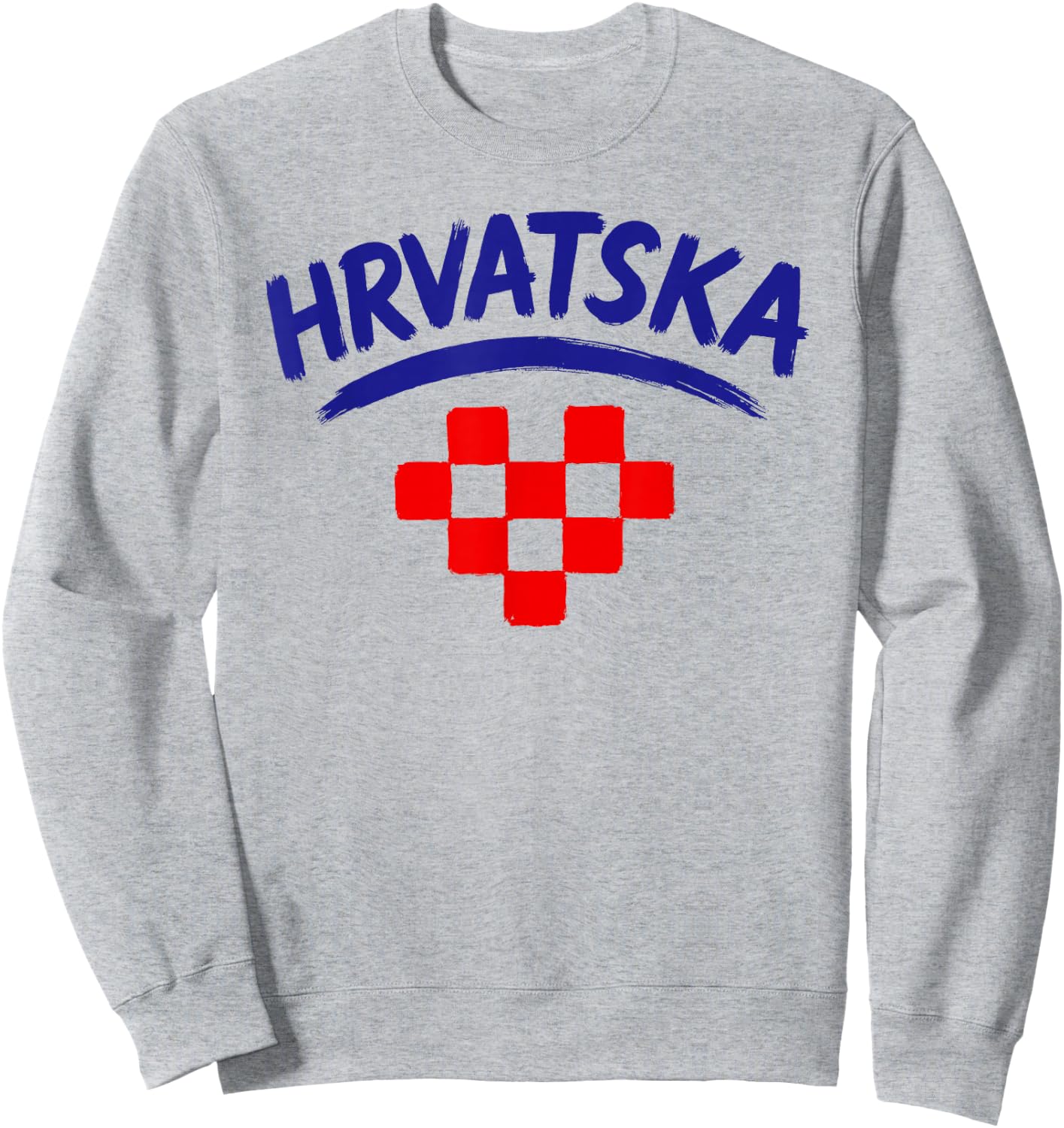 Hrvatska Croatia, Men, Women & Kids Croatian Flag, White Sweatshirt - Sweatshirt | Ash