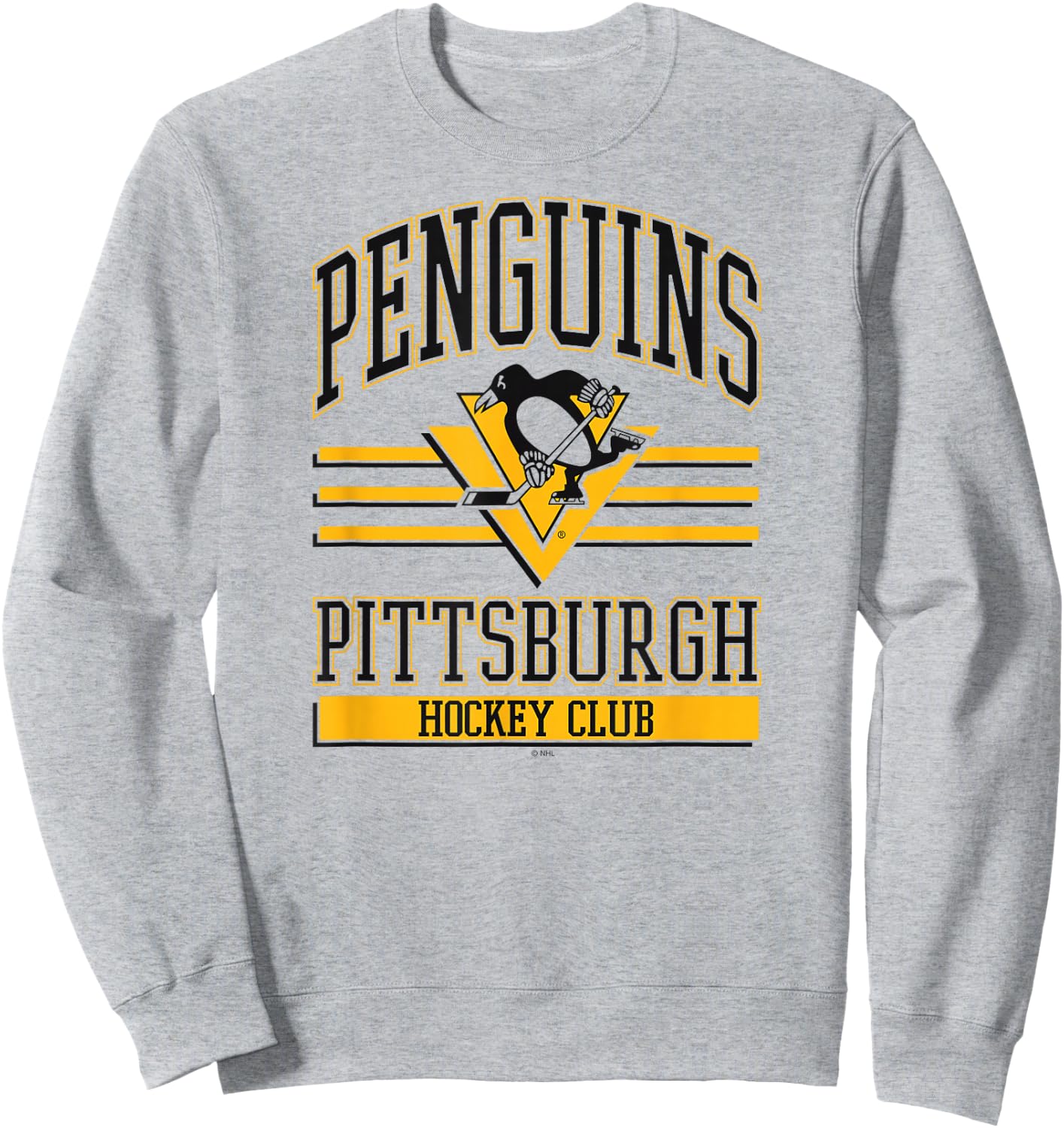 Pittsburgh Penguins Hockey Club White Officially Licensed Sweatshirt - Sweatshirt | Ash