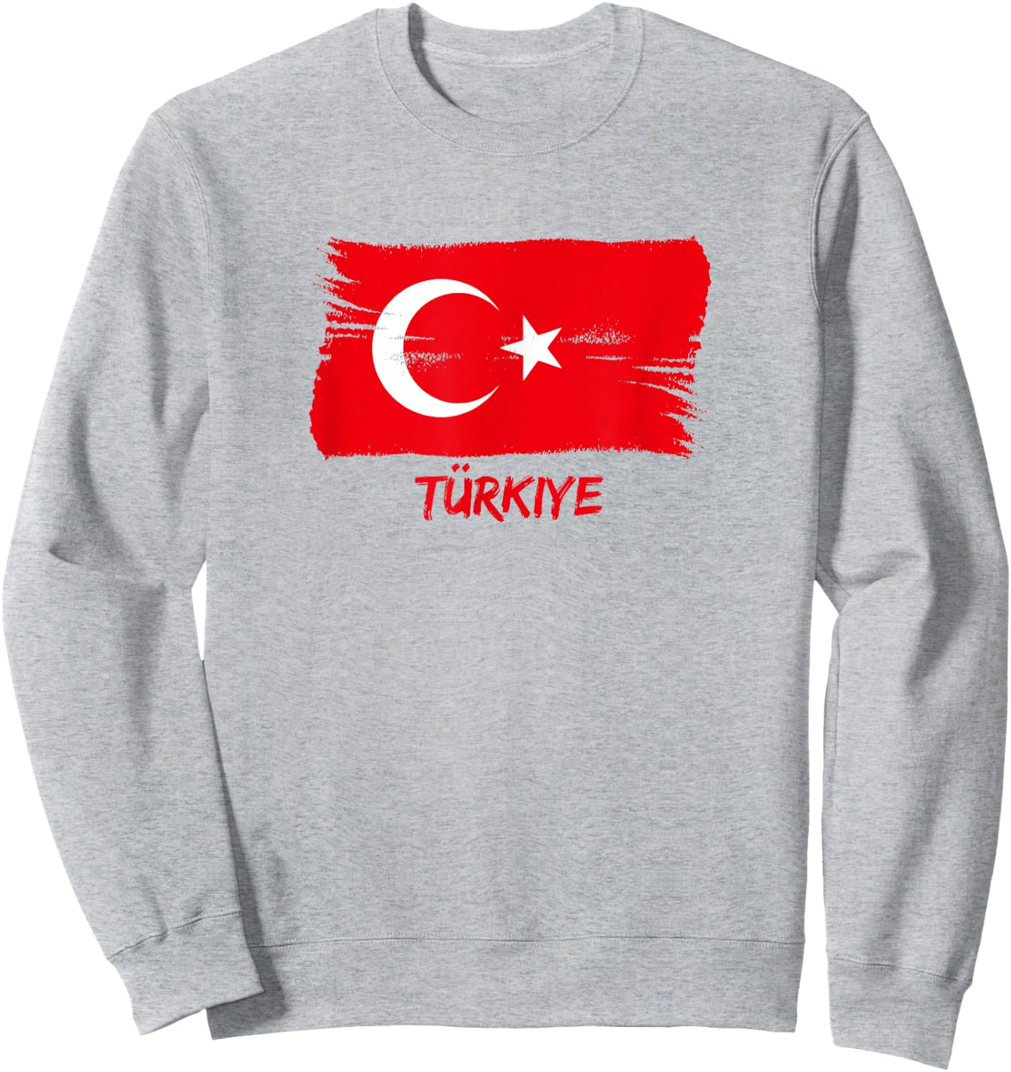 Turkish Fan Flag Turkey Sweatshirt - Sweatshirt | Ash