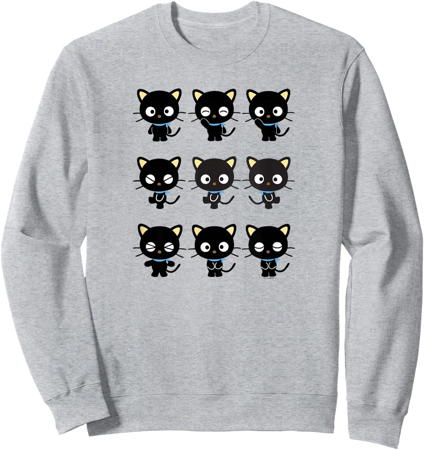 Chococat Many Expressions Sweatshirt - Sweatshirt | Ash