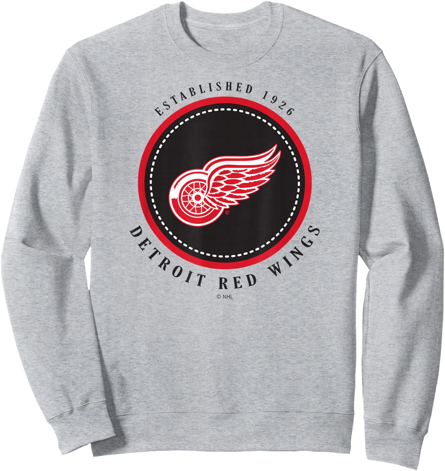 Detroit Red Wings Est 1926 Gray Officially Licensed Sweatshirt - Sweatshirt | Ash