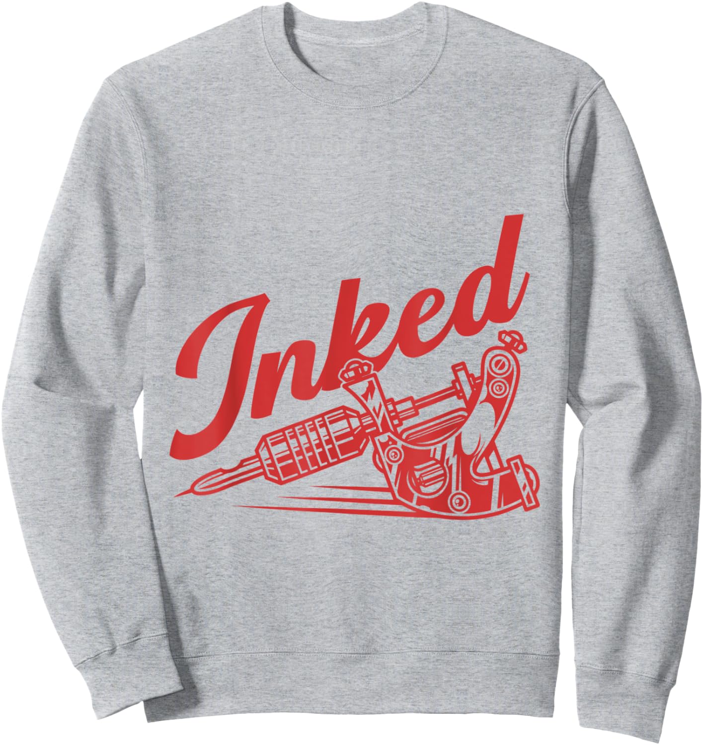 Inked Tattoos Spruch Geschenk Tattoowiererin Tattoowierer Ge Sweatshirt - Sweatshirt | Ash