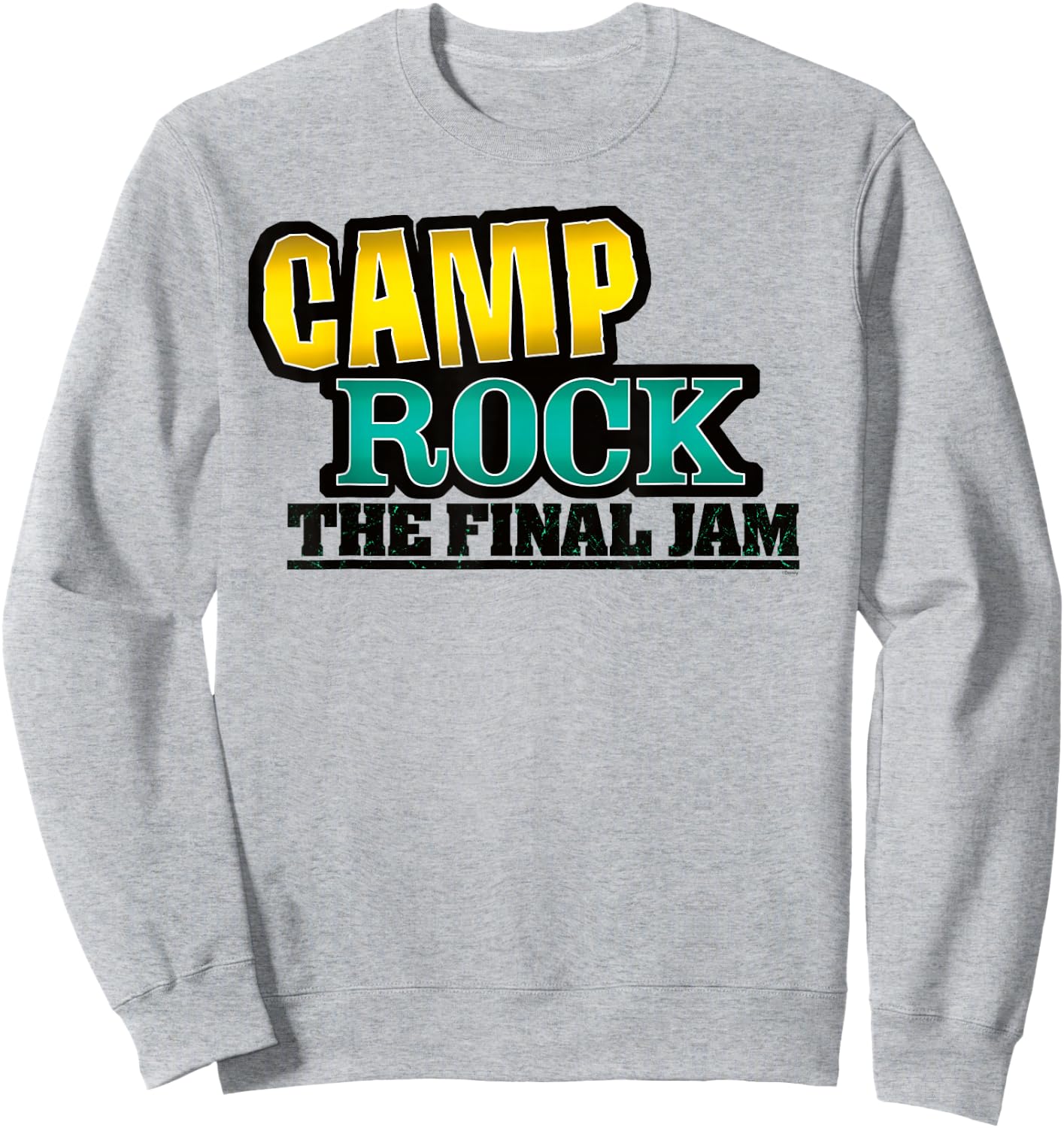 Disney Channel Official Camp Rock 2: The Final Jam Logo , white, S Sweatshirt - Sweatshirt | Ash