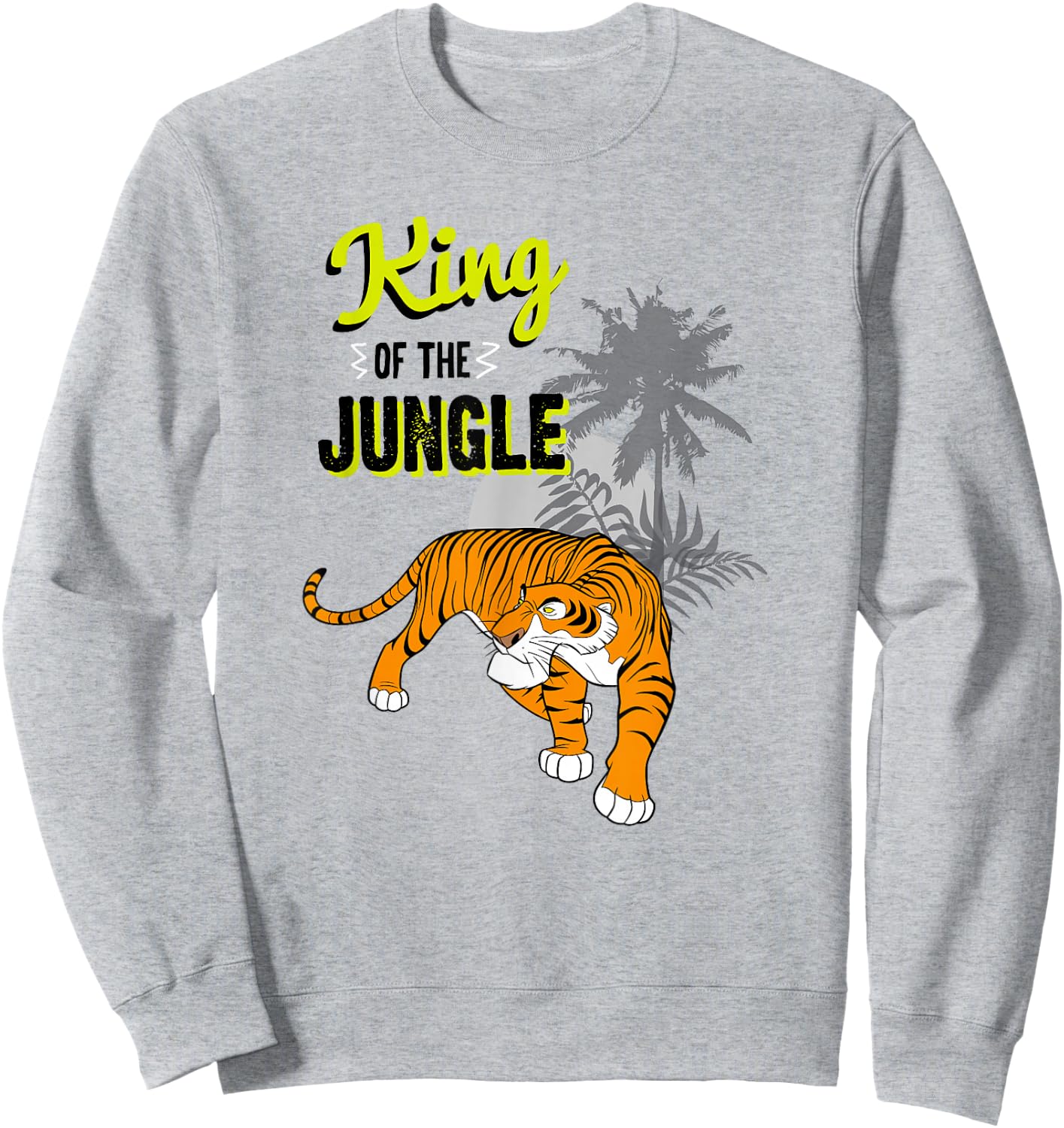 Disney The Jungle Book Shere Khan King Of The Jungle Sweatshirt - Sweatshirt | Ash