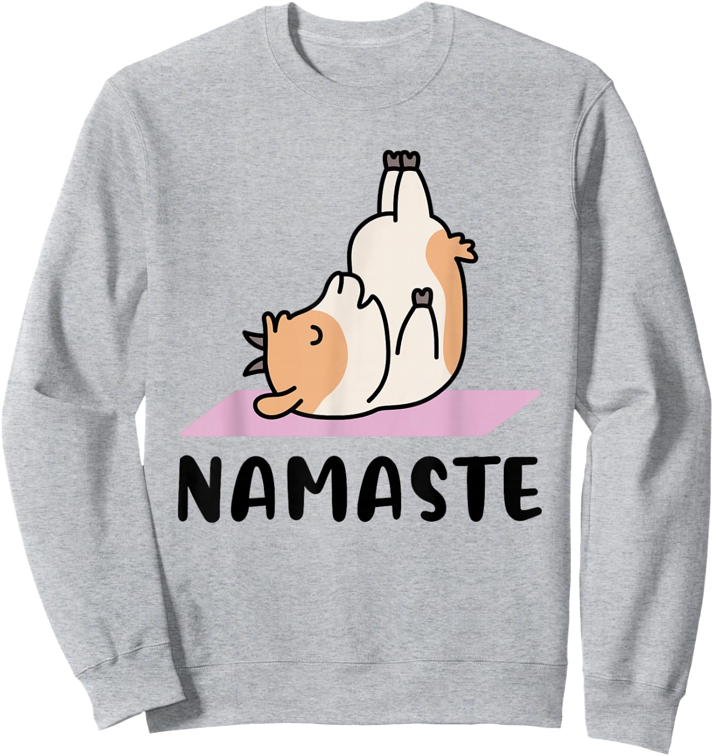 Namaste - Cute Goat Yoga Sweatshirt - Sweatshirt | Ash