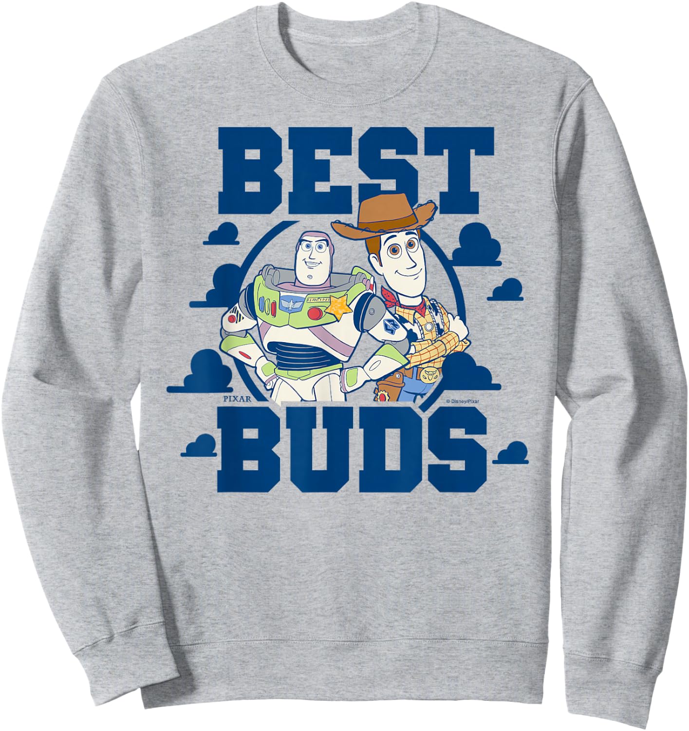 Toy Story 5 - Woody Buzz Best Buds Sweatshirt - Sweatshirt | Ash