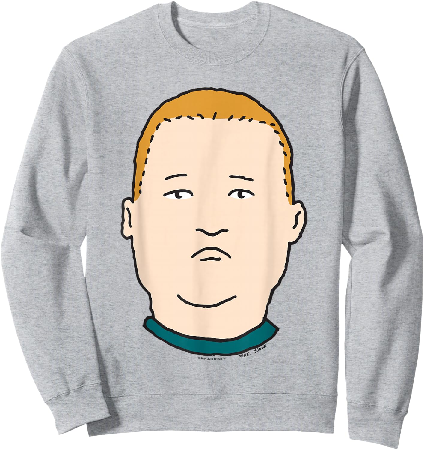 King of The Hill Bobby Hill Simple Portrait Sweatshirt - Sweatshirt | Ash