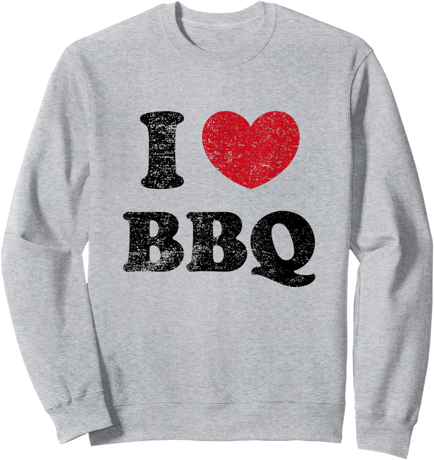 Vintage I Love BBQ Sweatshirt - Sweatshirt | Ash