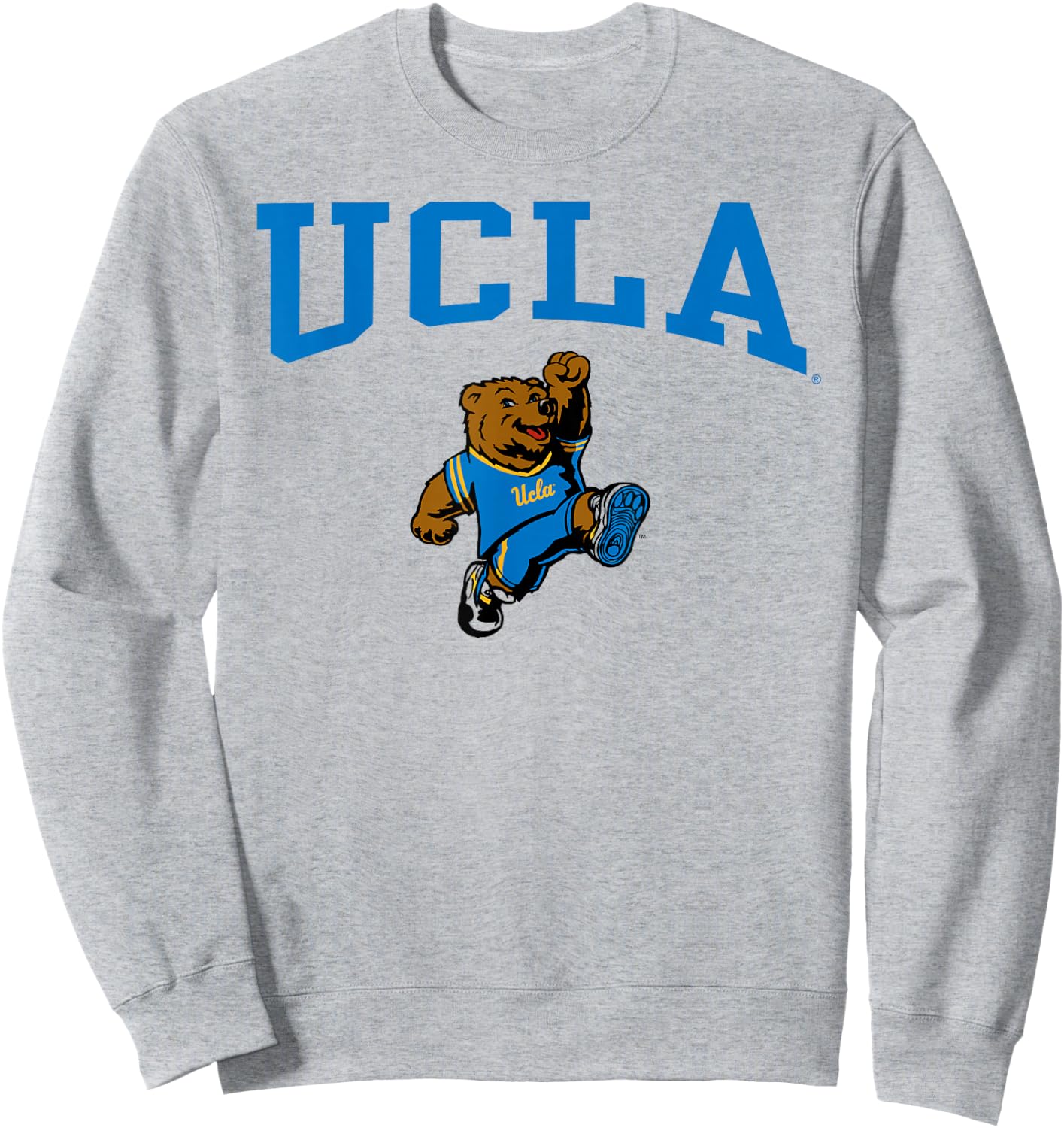 UCLA Bruins Mascot White Officially Licensed Sweatshirt - Sweatshirt | Ash