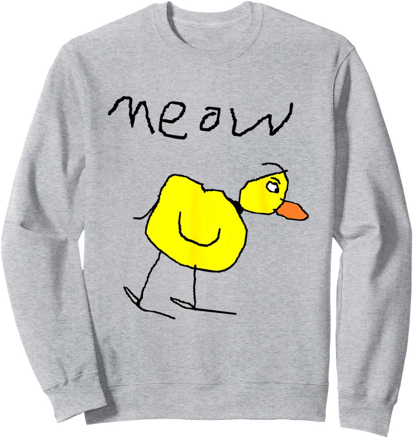 Meow the Duck Sweatshirt - Sweatshirt | Ash