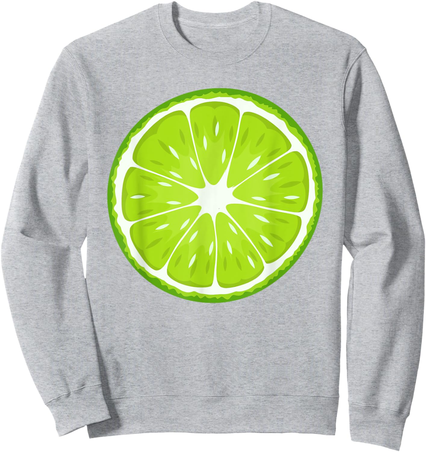 Lime Costume Fruit Halloween Lime Costume Shirt Sweatshirt - Sweatshirt | Ash