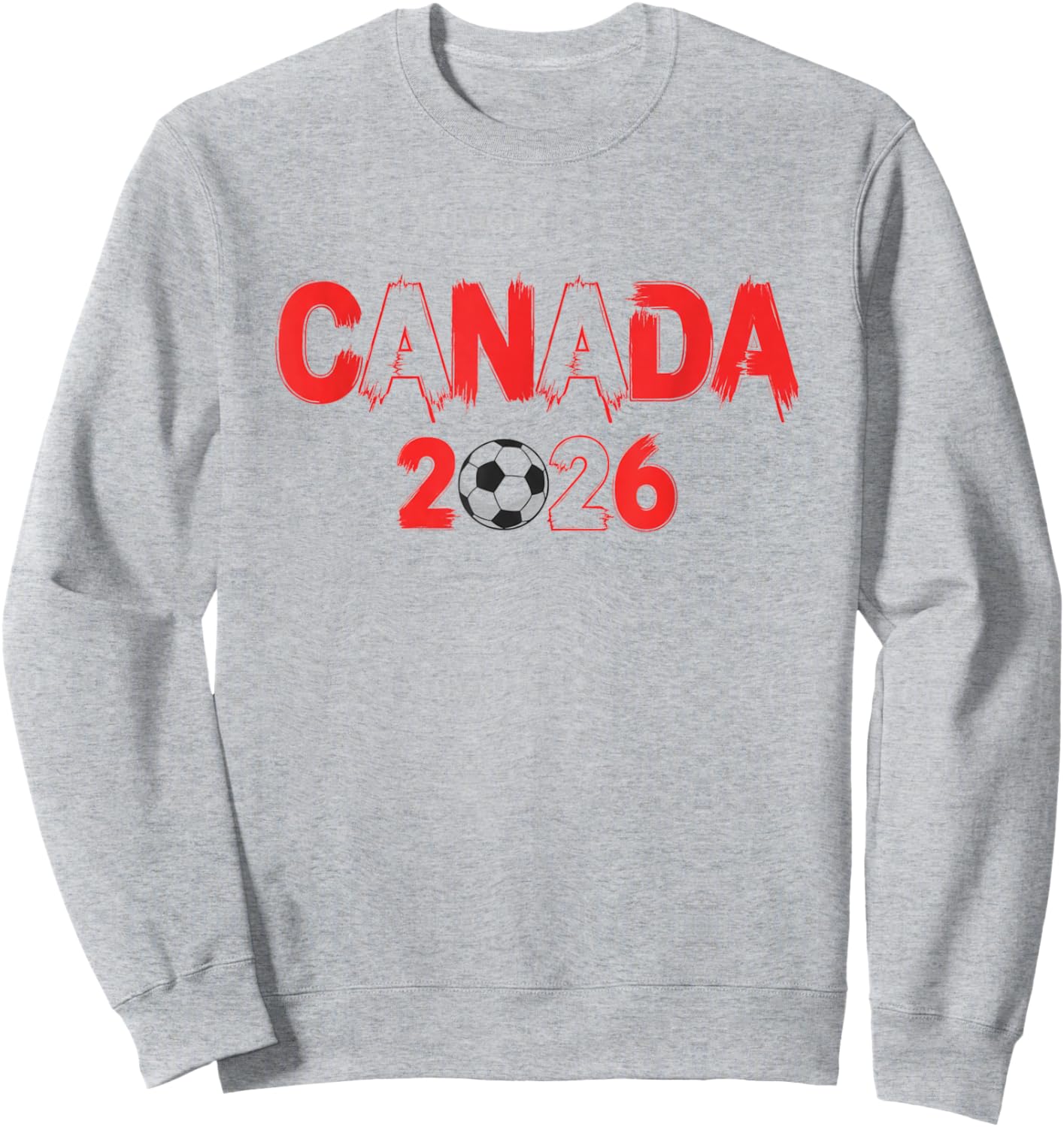 Maillot des Fans de Football Canada 2026 Canada Soccer Sweatshirt - Sweatshirt | Ash