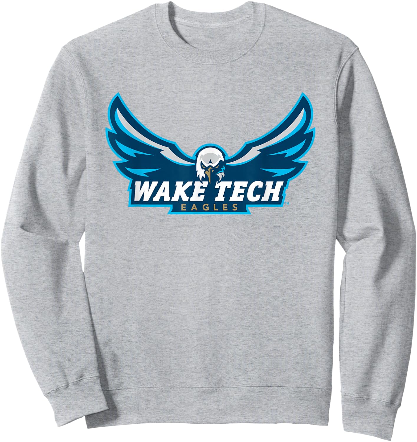 Wake Tech Eagles Wake Tech Community College Logo Sweatshirt - Sweatshirt | Ash