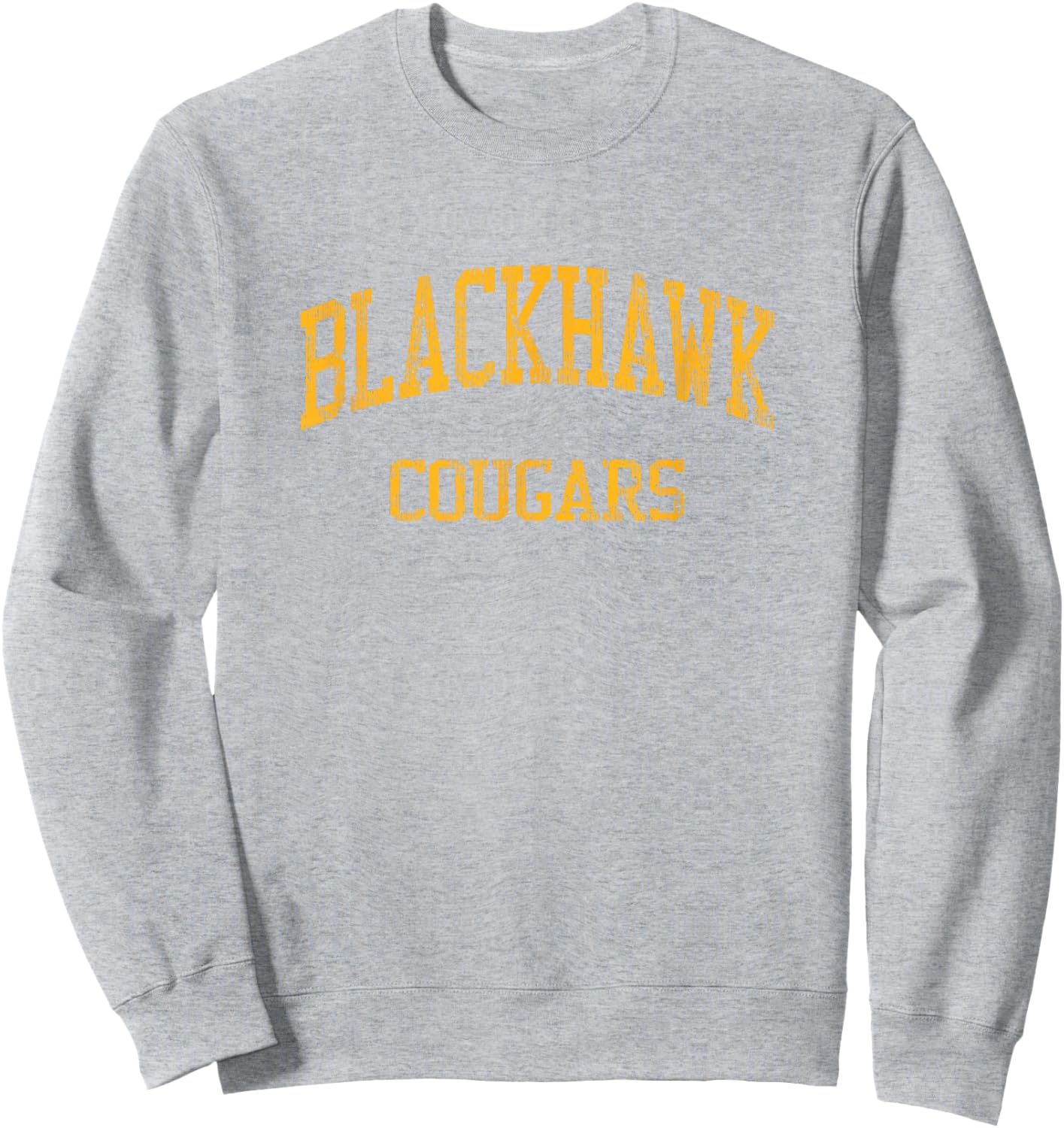 Blackhawk High School HS Beaver Falls PA Vintage Sports Sweatshirt - Sweatshirt | Ash
