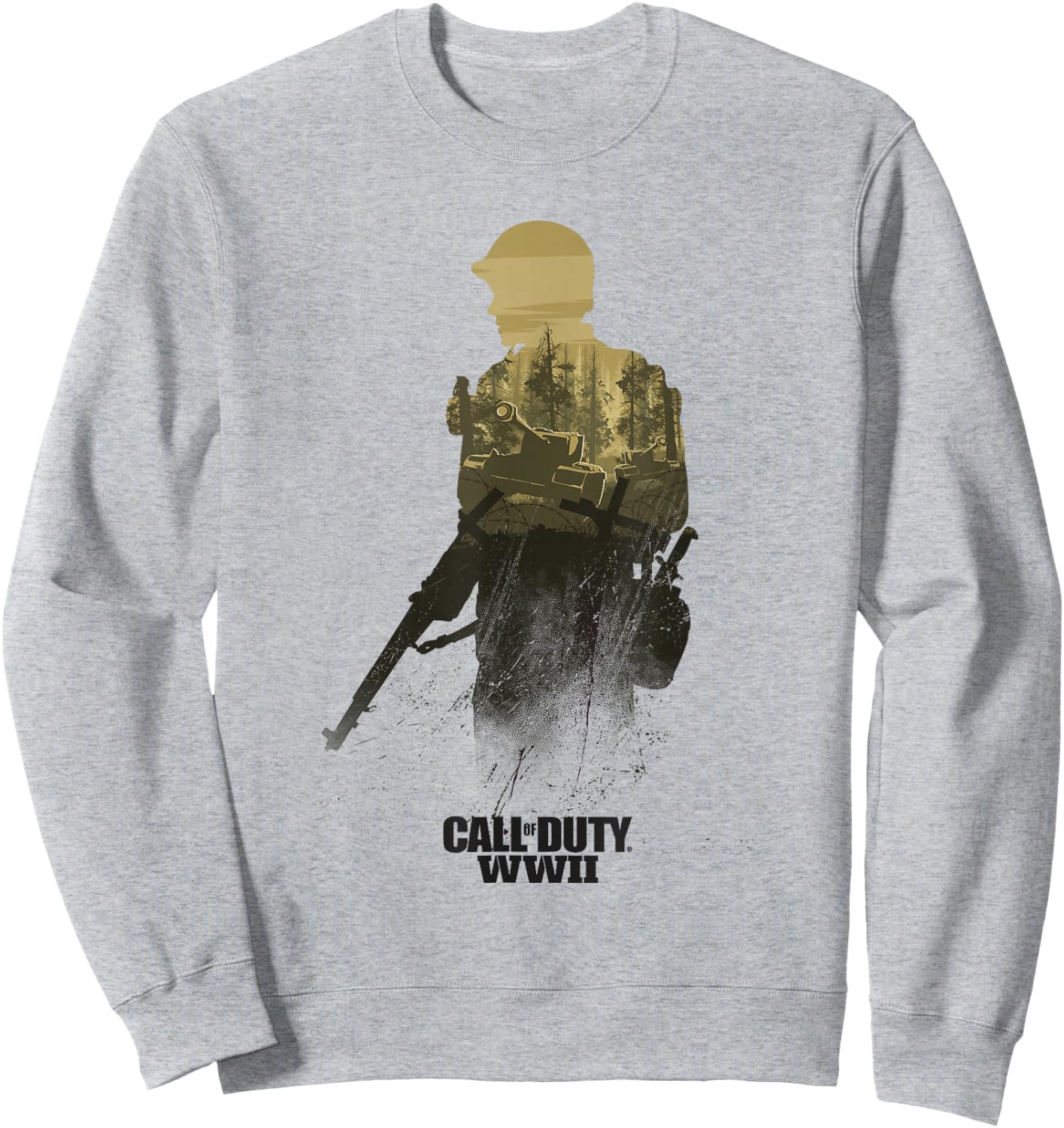 Call of Duty WWII - Forest Front Line Sweatshirt - Sweatshirt | Ash