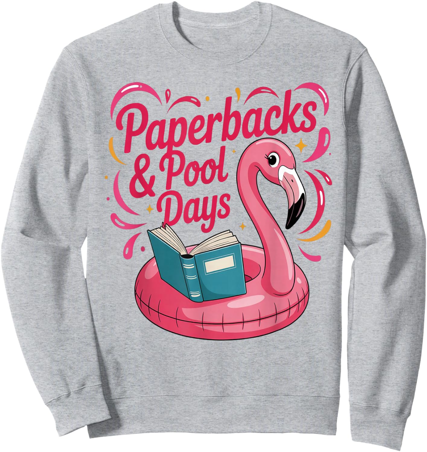 Paperbacks Pool Days Sweatshirt - Sweatshirt | Ash