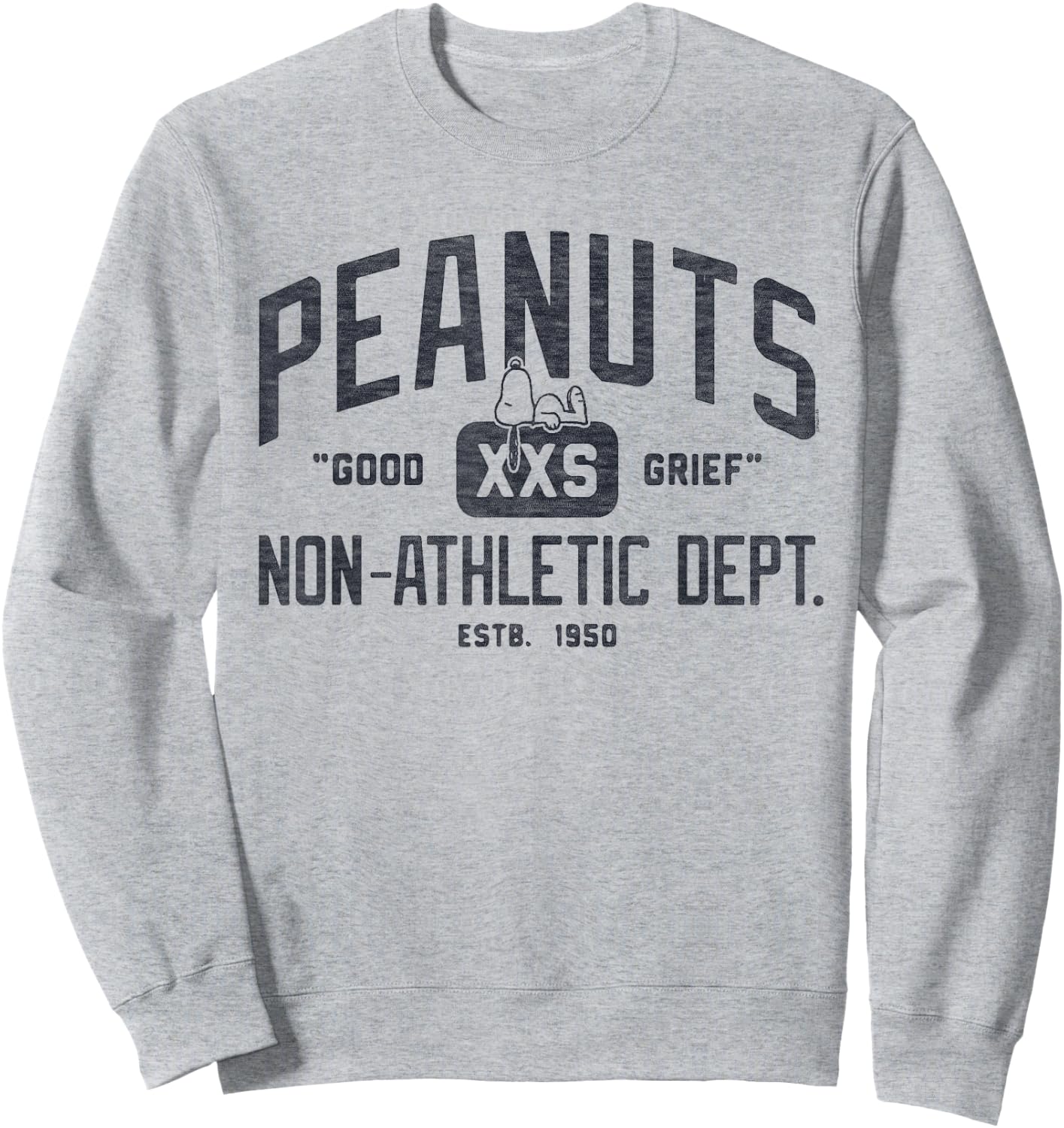 Peanuts Non-Athletic Department Snoopy Sweatshirt - Sweatshirt | Ash