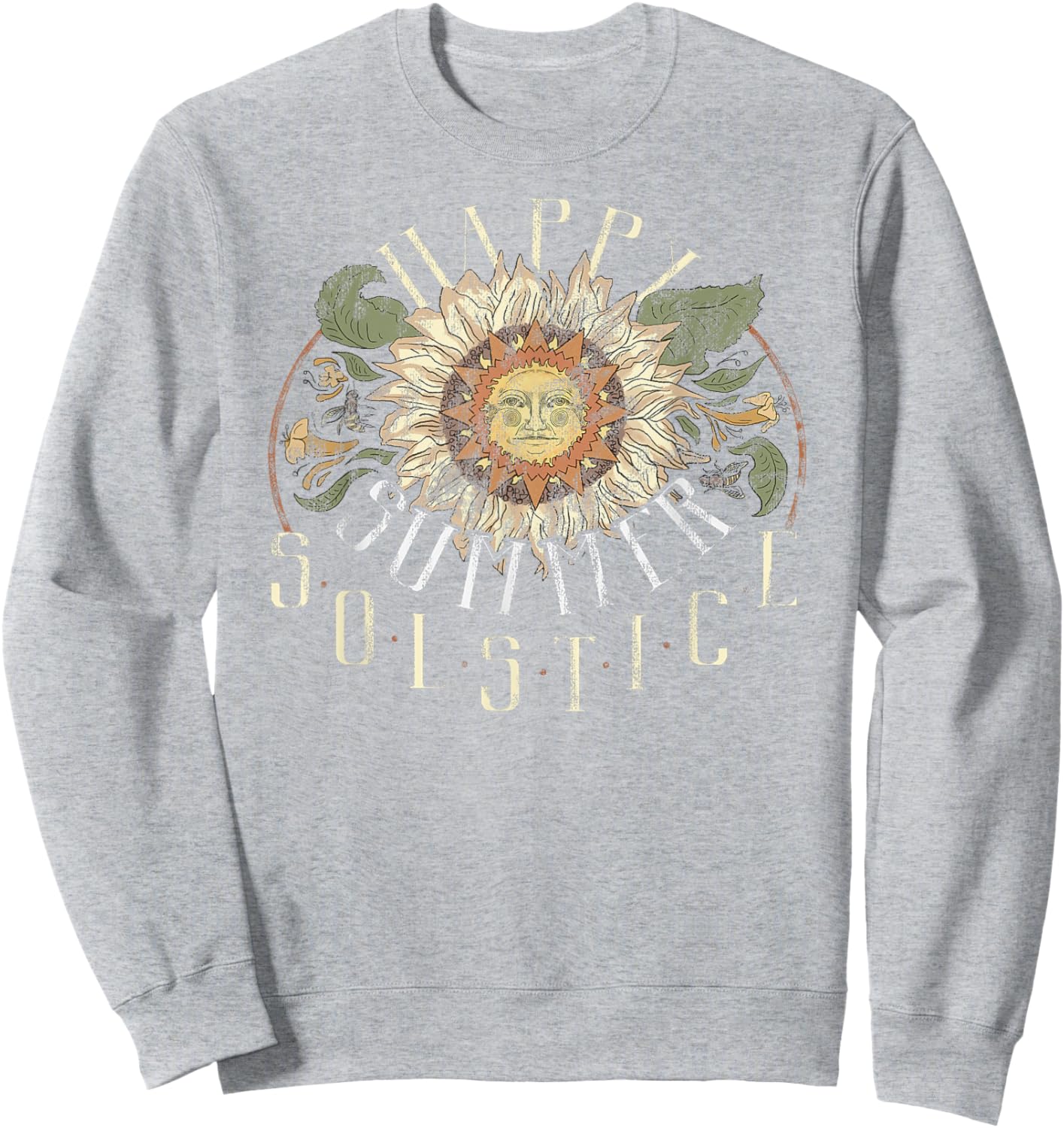 Sunny Summer Solstice Men Women Girls Kids Sweatshirt - Sweatshirt | Ash