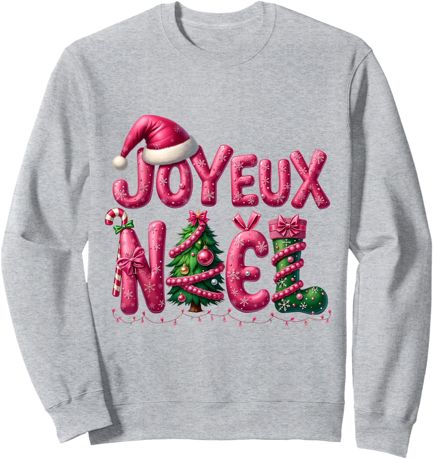 Merry Christmas: A Perfect Design for the Festive Season Sweatshirt - Sweatshirt | Ash