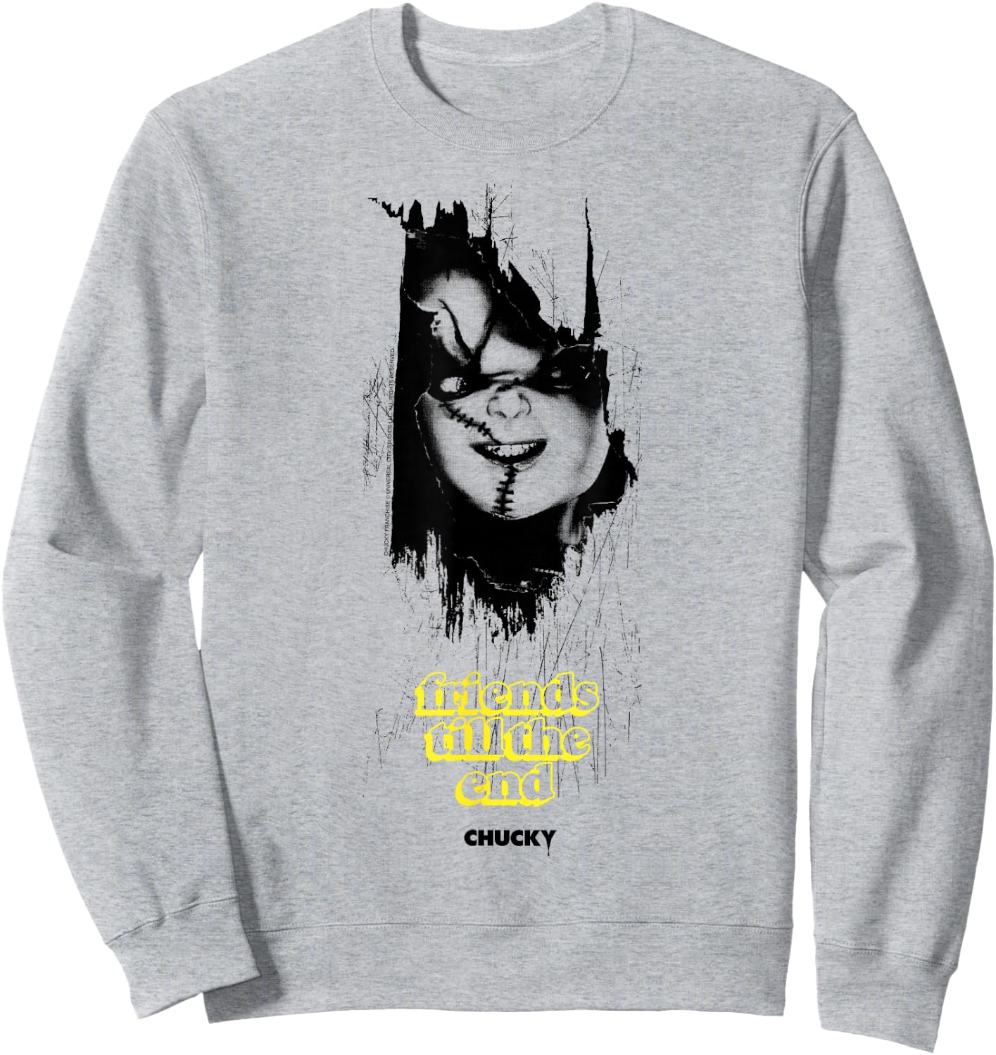Chucky Friends Till The End Sweatshirt - Sweatshirt | Ash