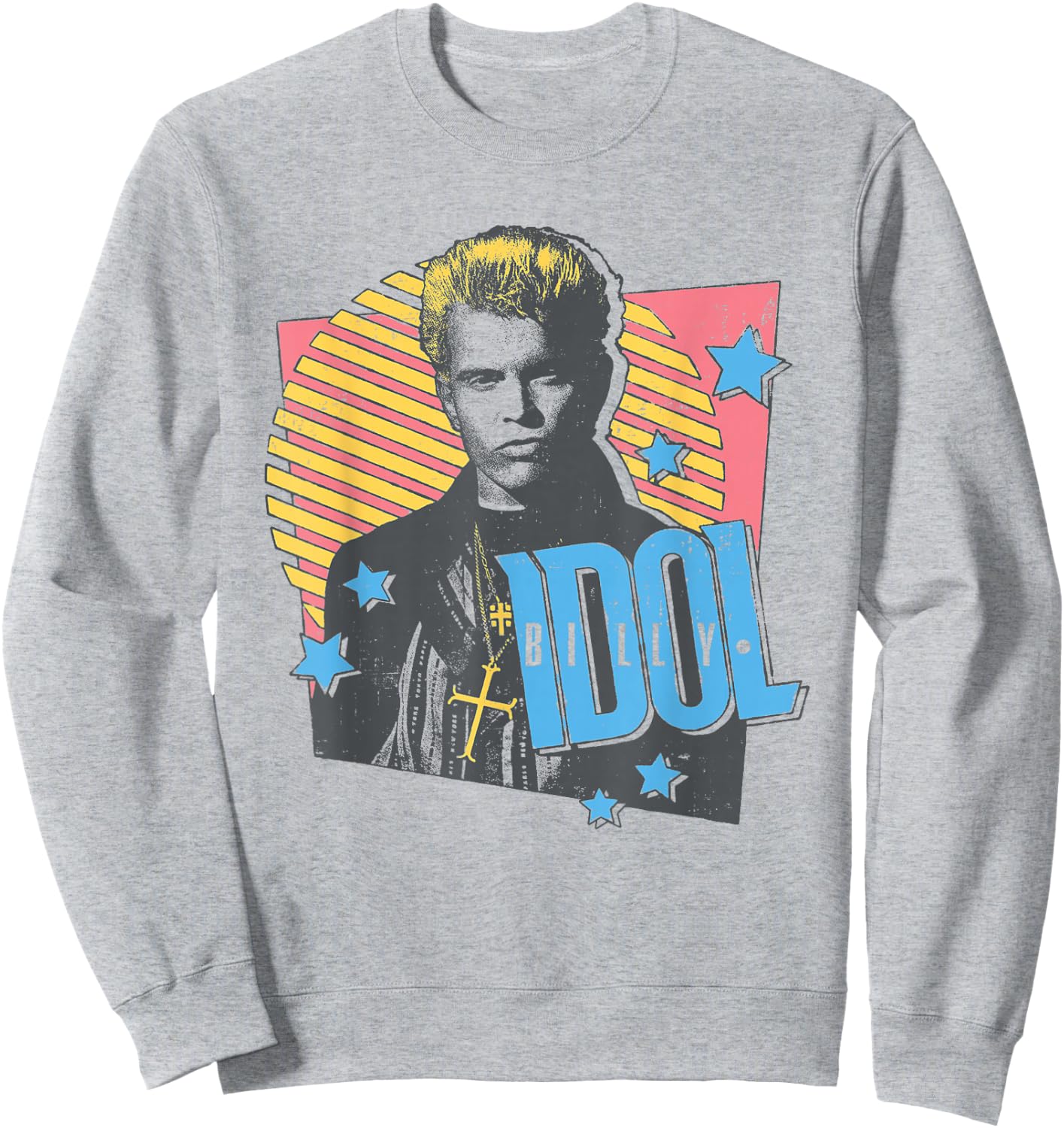 Billy Idol - Retro Contour , white, S Sweatshirt - Sweatshirt | Ash