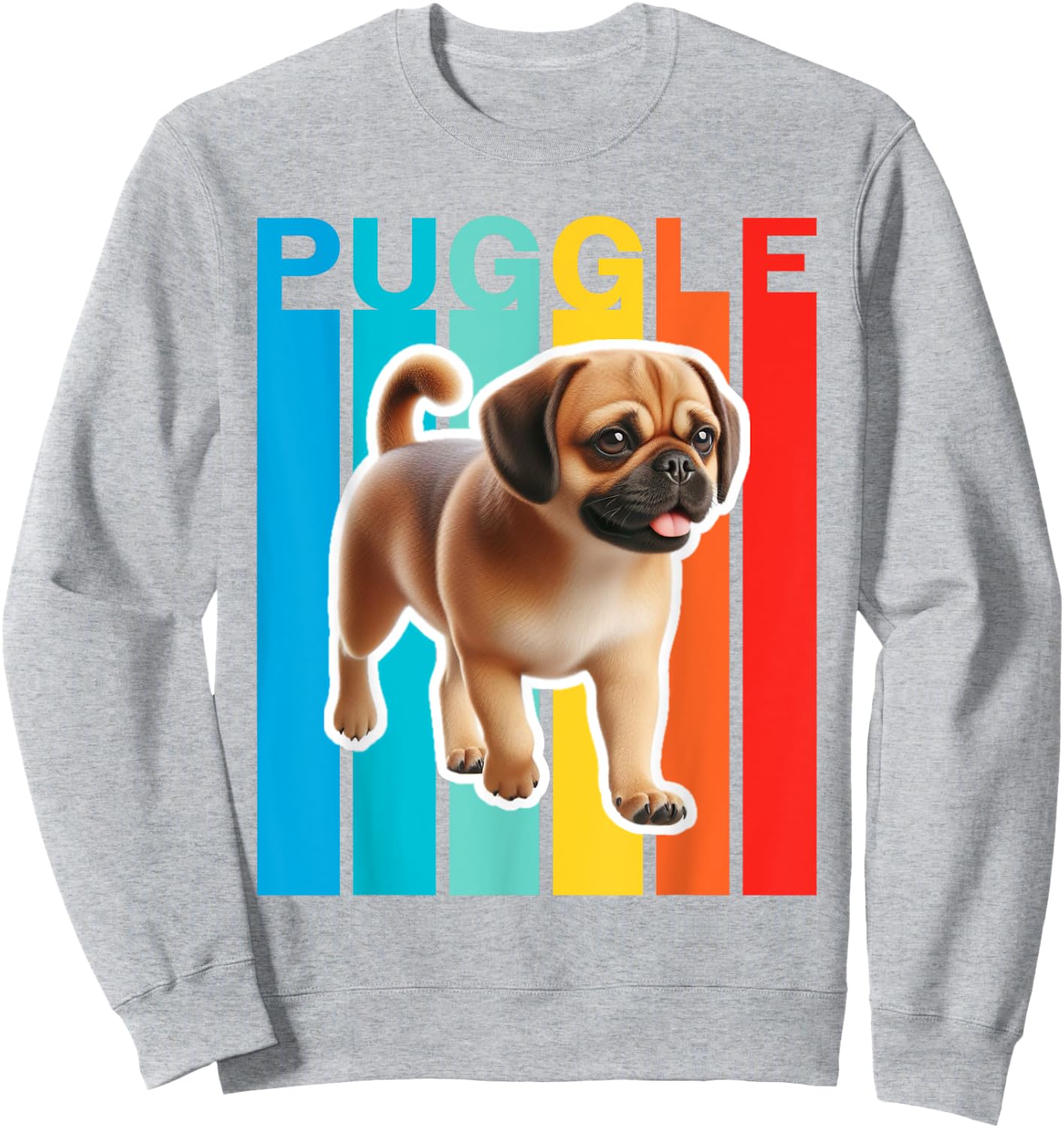 Colorful Puggle Sweatshirt - Sweatshirt | Ash
