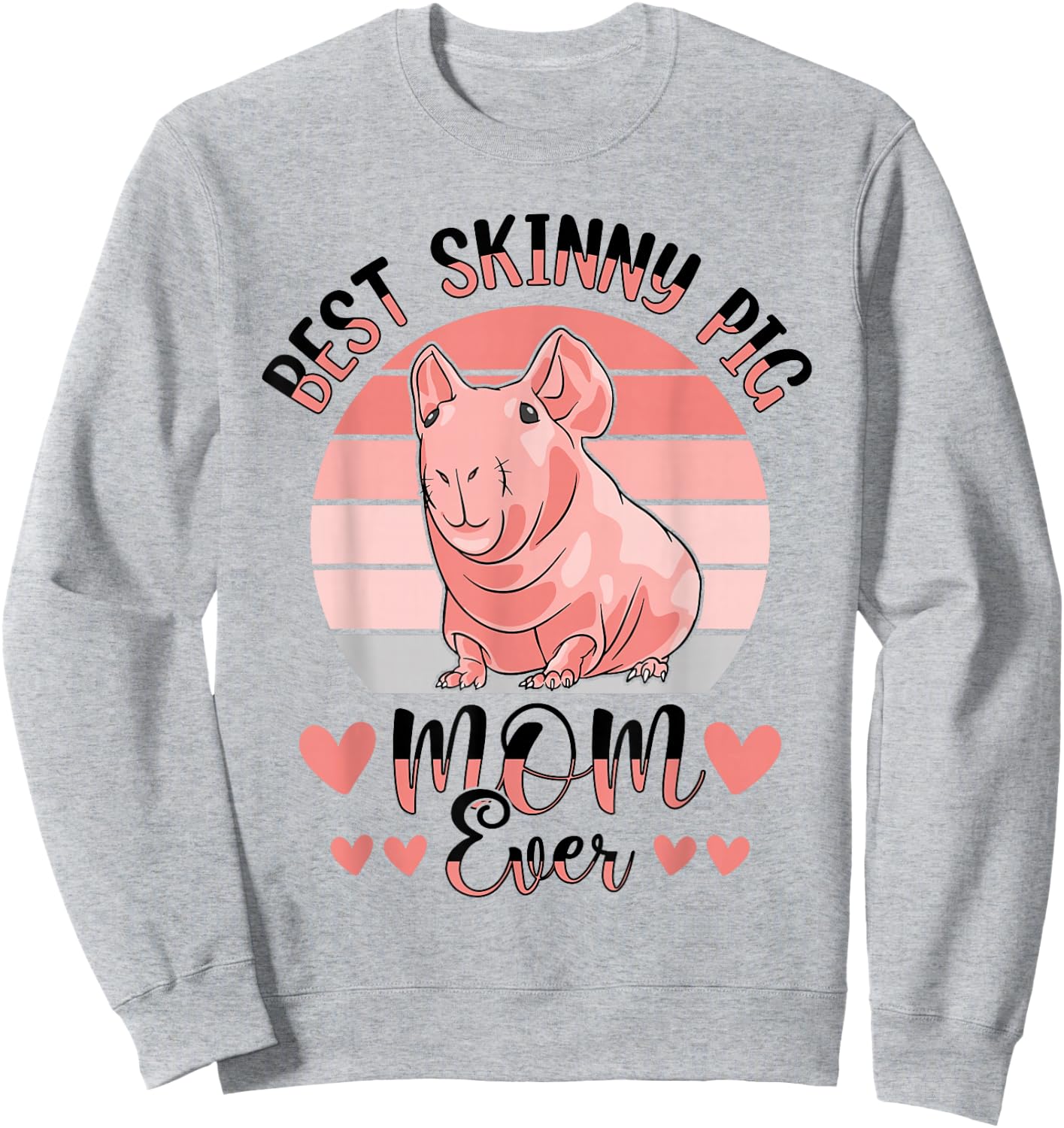 Hairless Guinea Pig Skinny Pig Owner Cavy Rodent Pet Sweatshirt - Sweatshirt | Ash
