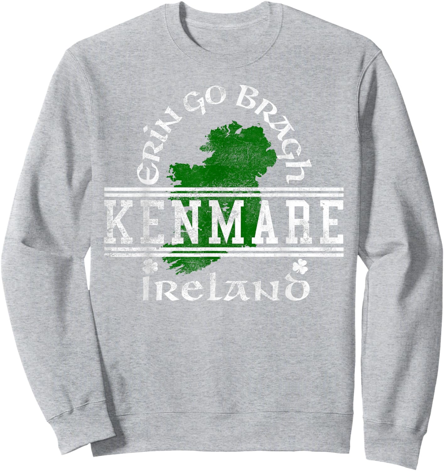Kenmare Ireland Distressed Sweatshirt - Sweatshirt | Ash