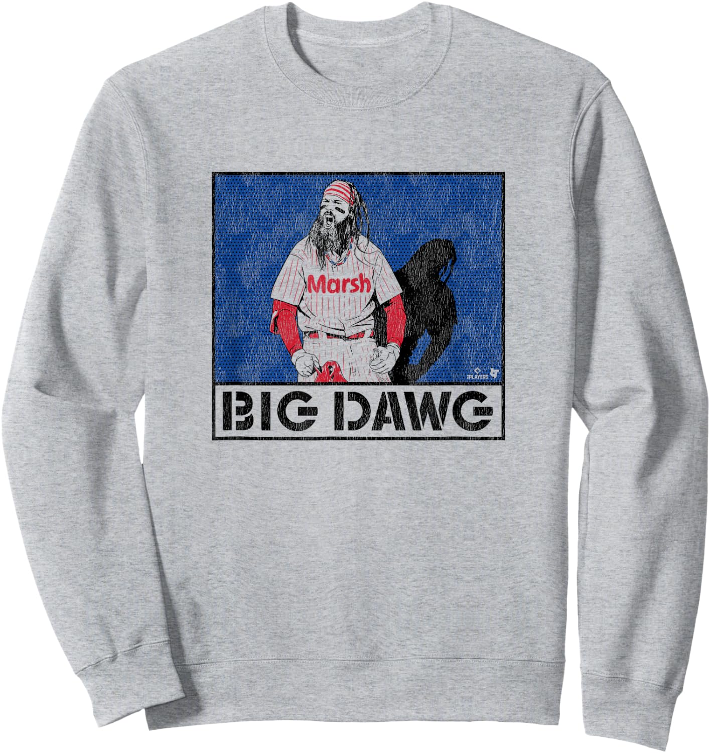 Brandon Marsh - Big Dawg - Philadelphia Baseball Sweatshirt - Sweatshirt | Ash